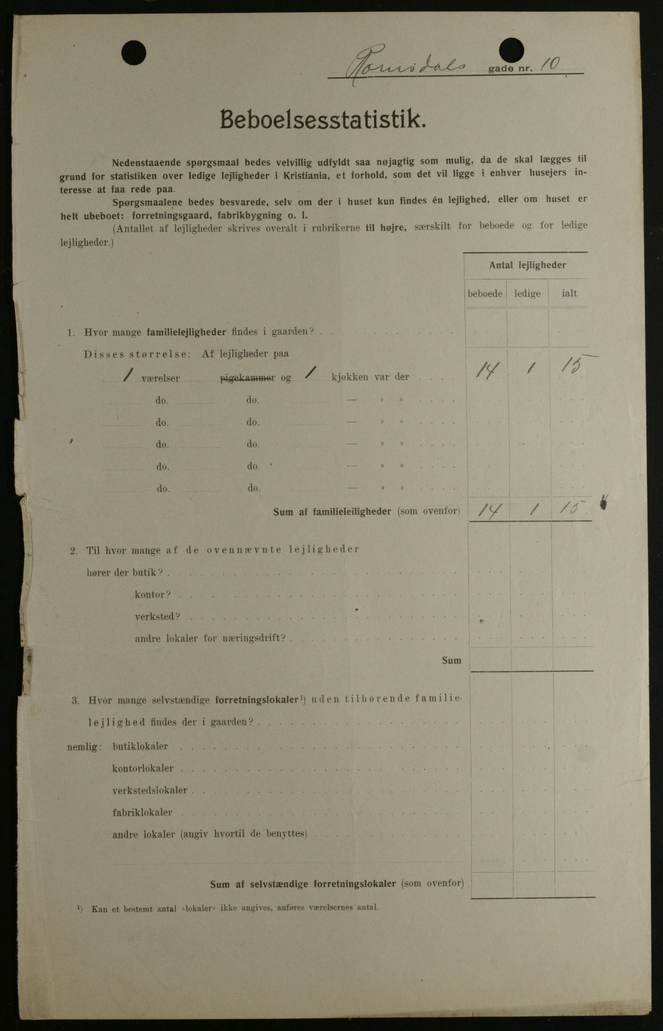 OBA, Kommunal folketelling 1.2.1908 for Kristiania kjøpstad, 1908, s. 74935