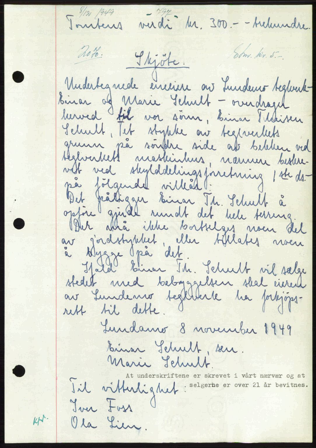 Gauldal sorenskriveri, SAT/A-0014/1/2/2C: Pantebok nr. A9, 1949-1950, Dagboknr: 2070/1949