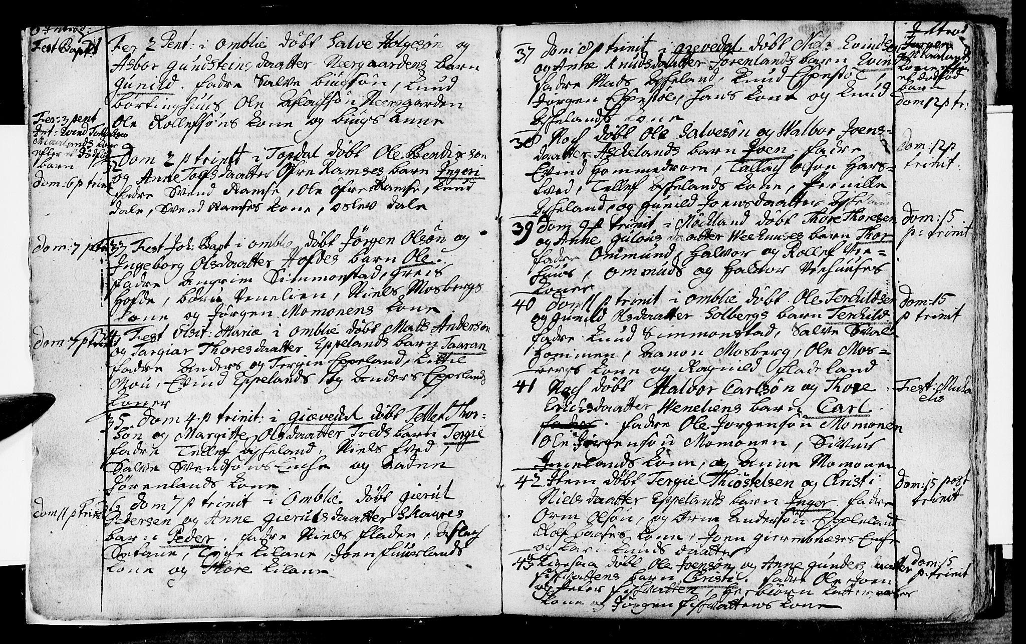 Åmli sokneprestkontor, AV/SAK-1111-0050/F/Fa/Fac/L0003: Ministerialbok nr. A 3, 1756-1775, s. 6-7