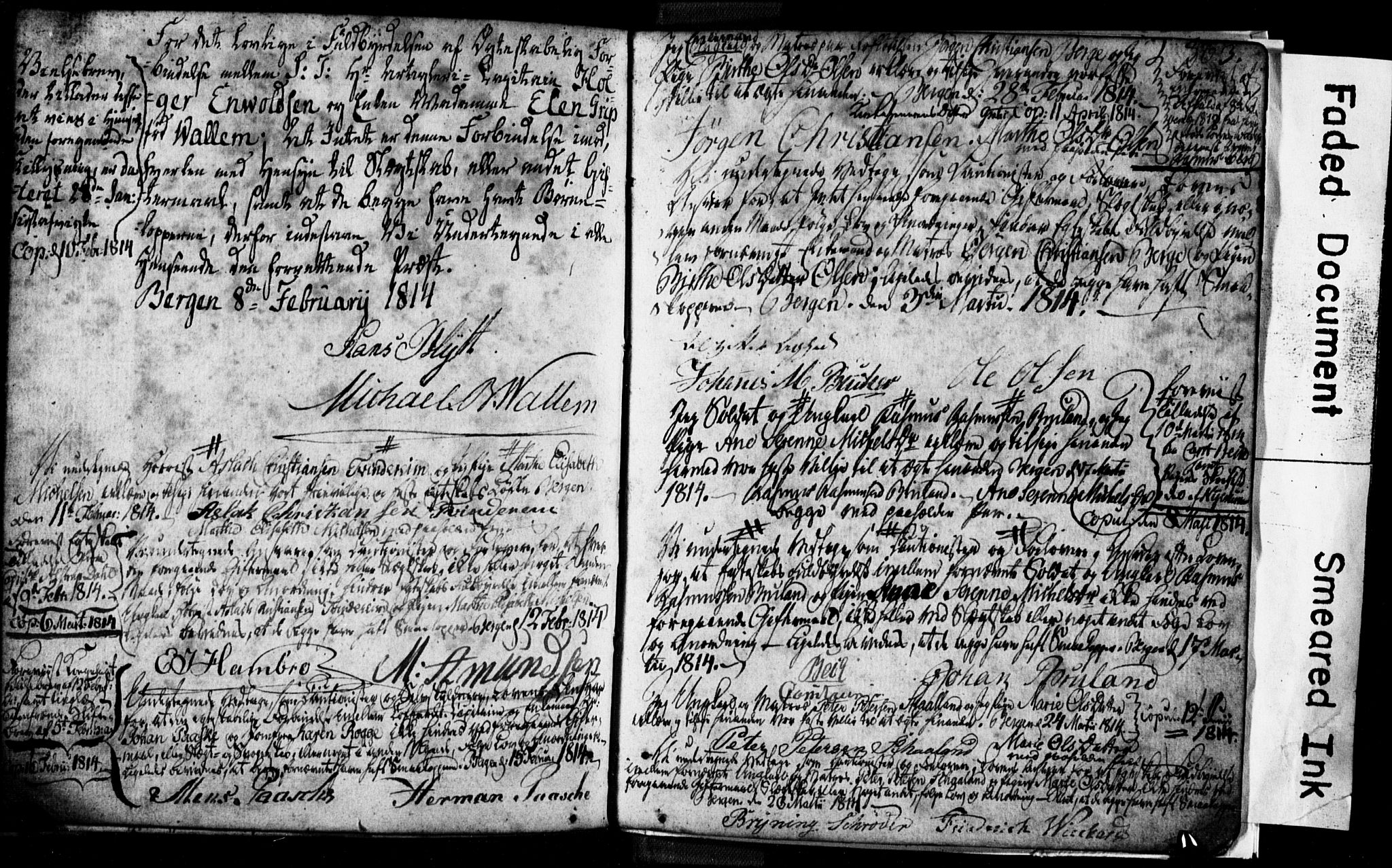 Korskirken sokneprestembete, SAB/A-76101: Forlovererklæringer nr. II.5.1, 1776-1816, s. 363