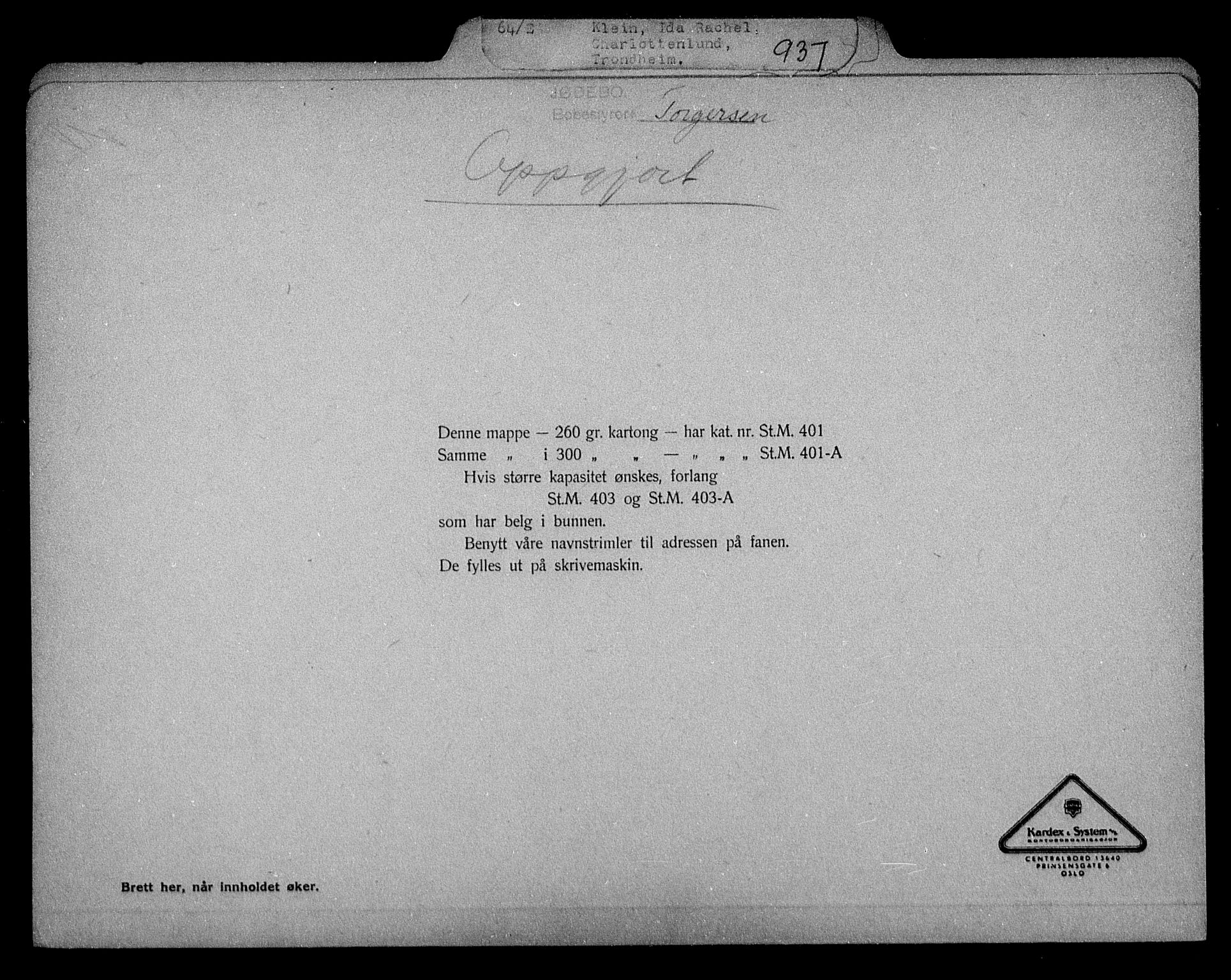 Justisdepartementet, Tilbakeføringskontoret for inndratte formuer, AV/RA-S-1564/H/Hc/Hca/L0901: --, 1945-1947, s. 644