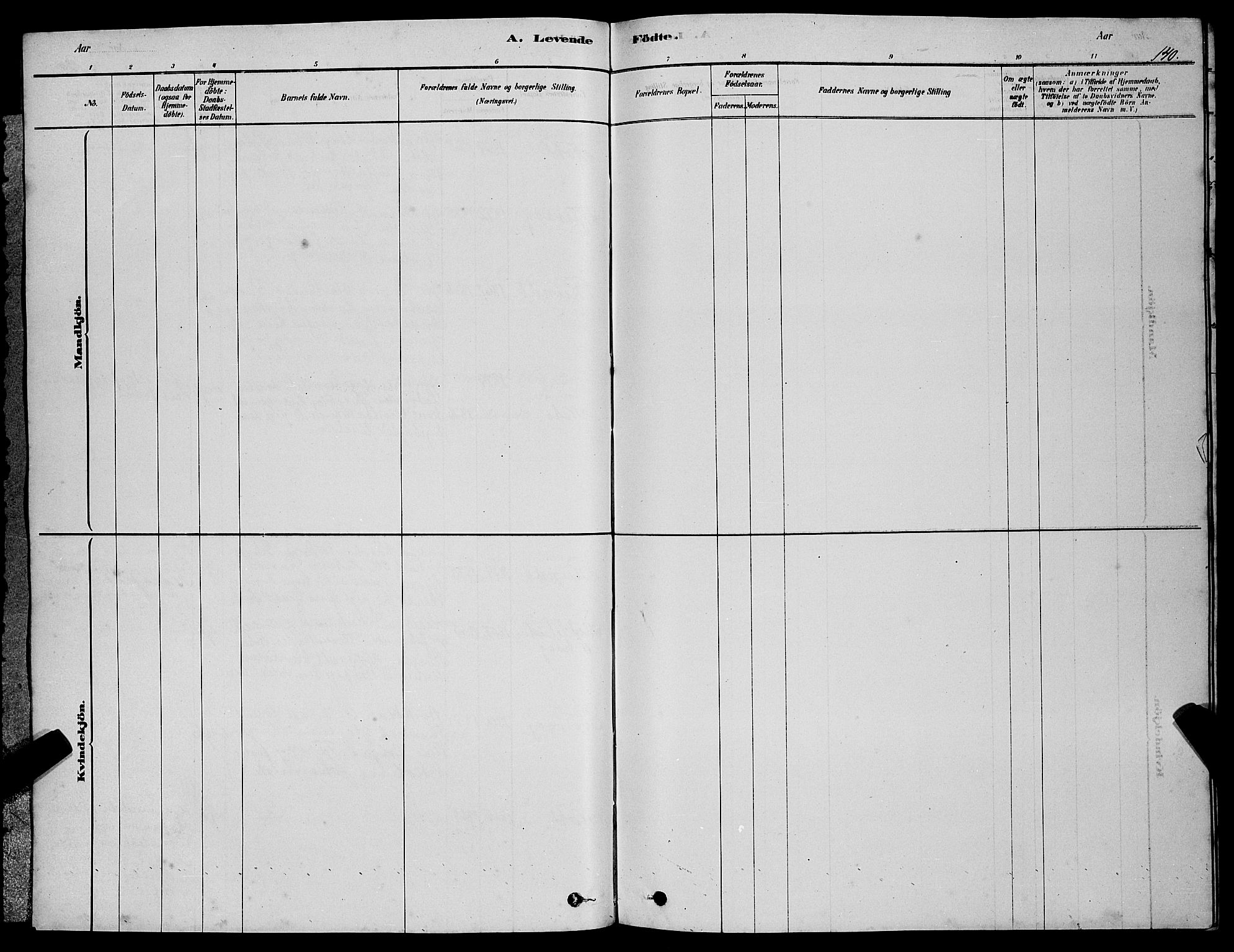 Ministerialprotokoller, klokkerbøker og fødselsregistre - Møre og Romsdal, SAT/A-1454/507/L0081: Klokkerbok nr. 507C04, 1878-1898, s. 140
