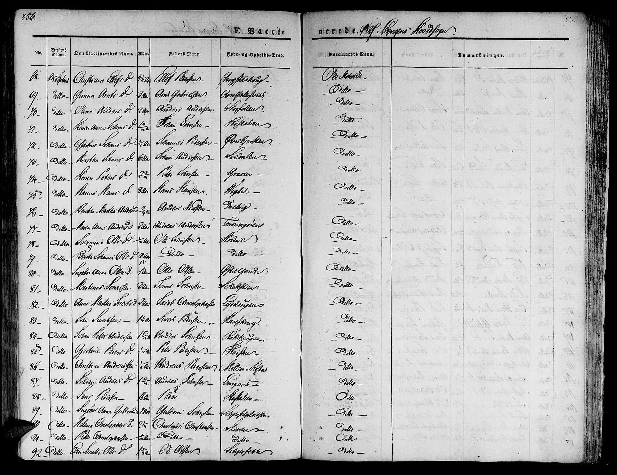 Ministerialprotokoller, klokkerbøker og fødselsregistre - Nord-Trøndelag, AV/SAT-A-1458/701/L0006: Ministerialbok nr. 701A06, 1825-1841, s. 356