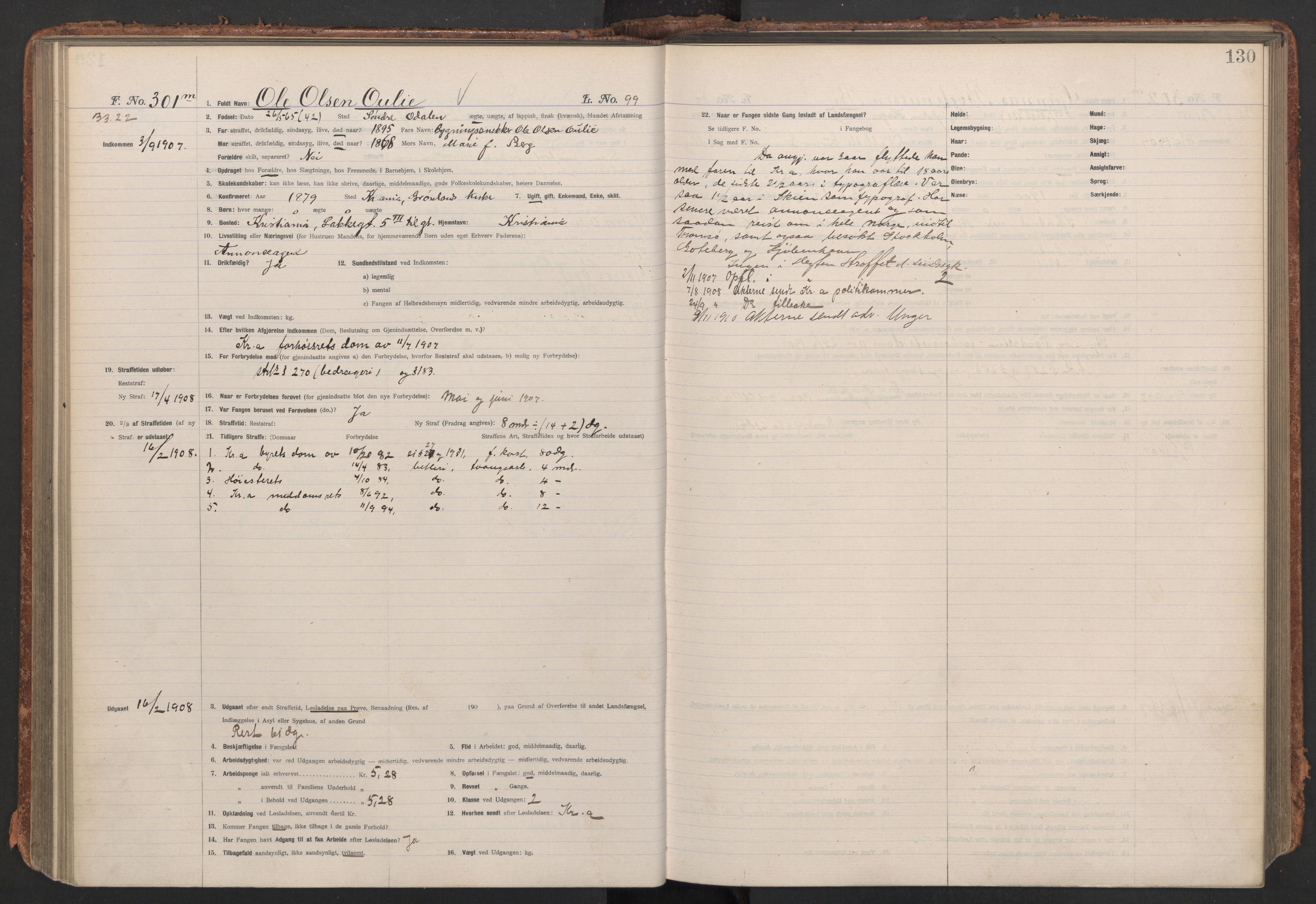 Botsfengslet, RA/S-1539/D/Db/Dbb/L0041: 172m - 530m, 1907-1908, s. 130