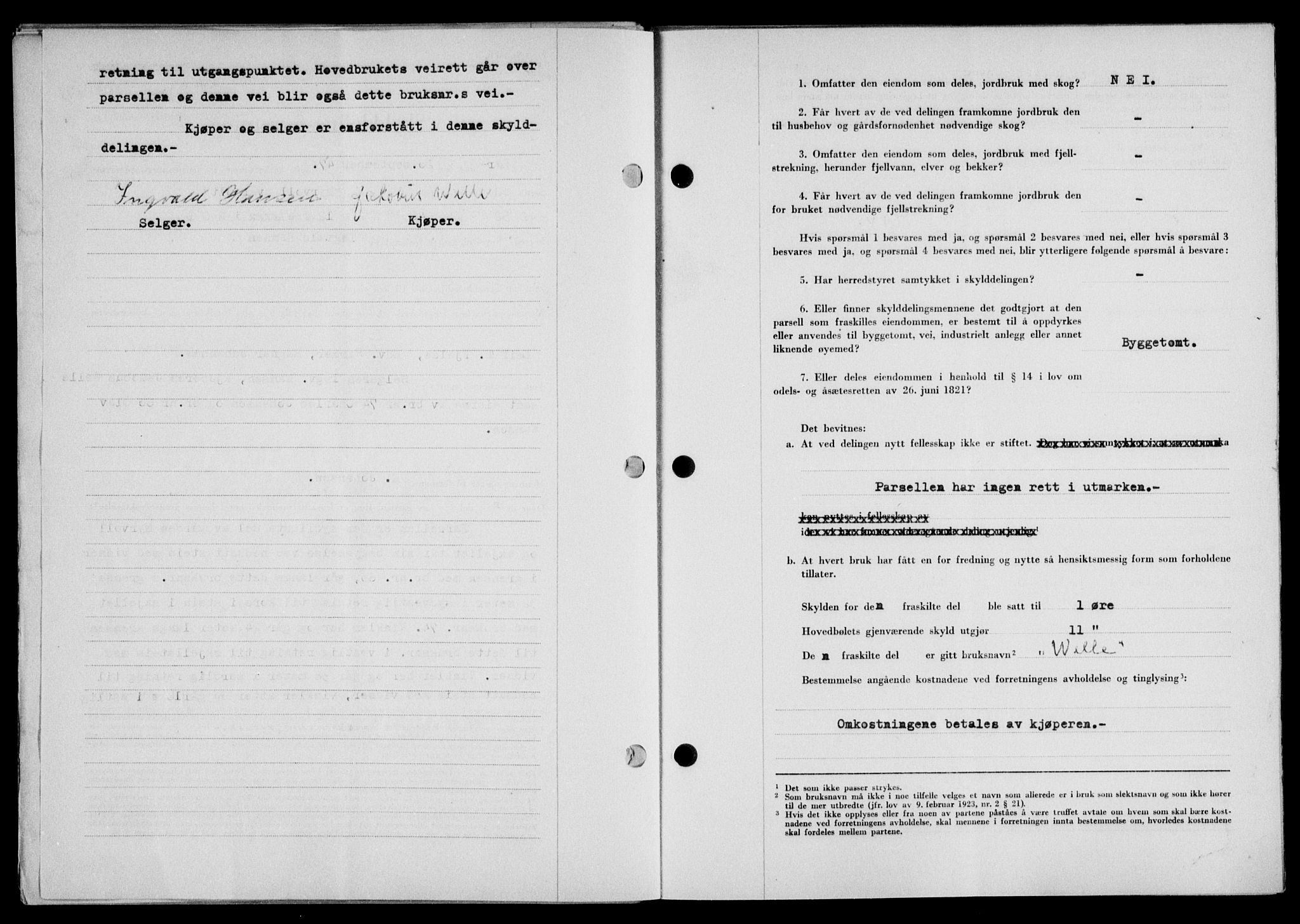 Lofoten sorenskriveri, SAT/A-0017/1/2/2C/L0017a: Pantebok nr. 17a, 1947-1948, Dagboknr: 1695/1947