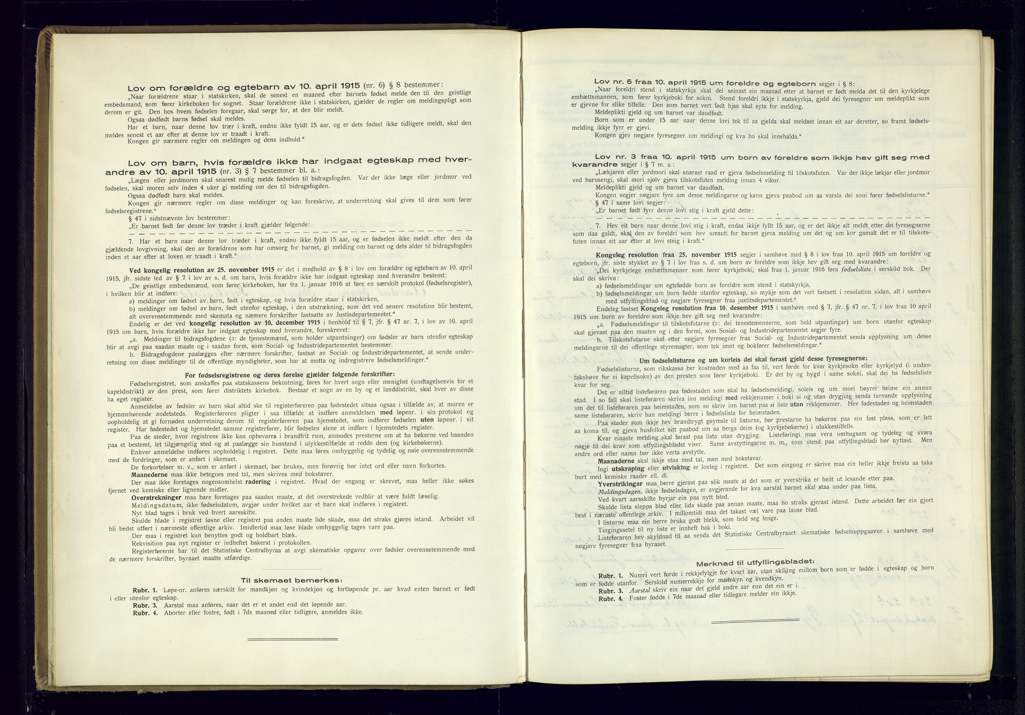 Bygland sokneprestkontor, AV/SAK-1111-0006/J/Ja/L0004: Fødselsregister nr. II.4.5, 1916-1983