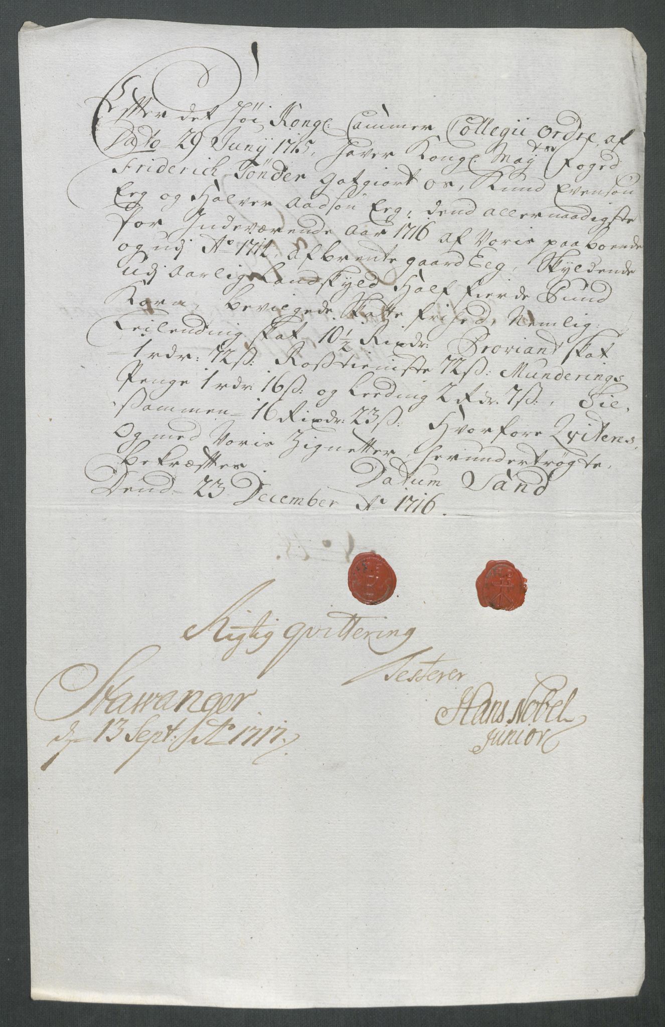 Rentekammeret inntil 1814, Reviderte regnskaper, Fogderegnskap, AV/RA-EA-4092/R47/L2869: Fogderegnskap Ryfylke, 1716, s. 347