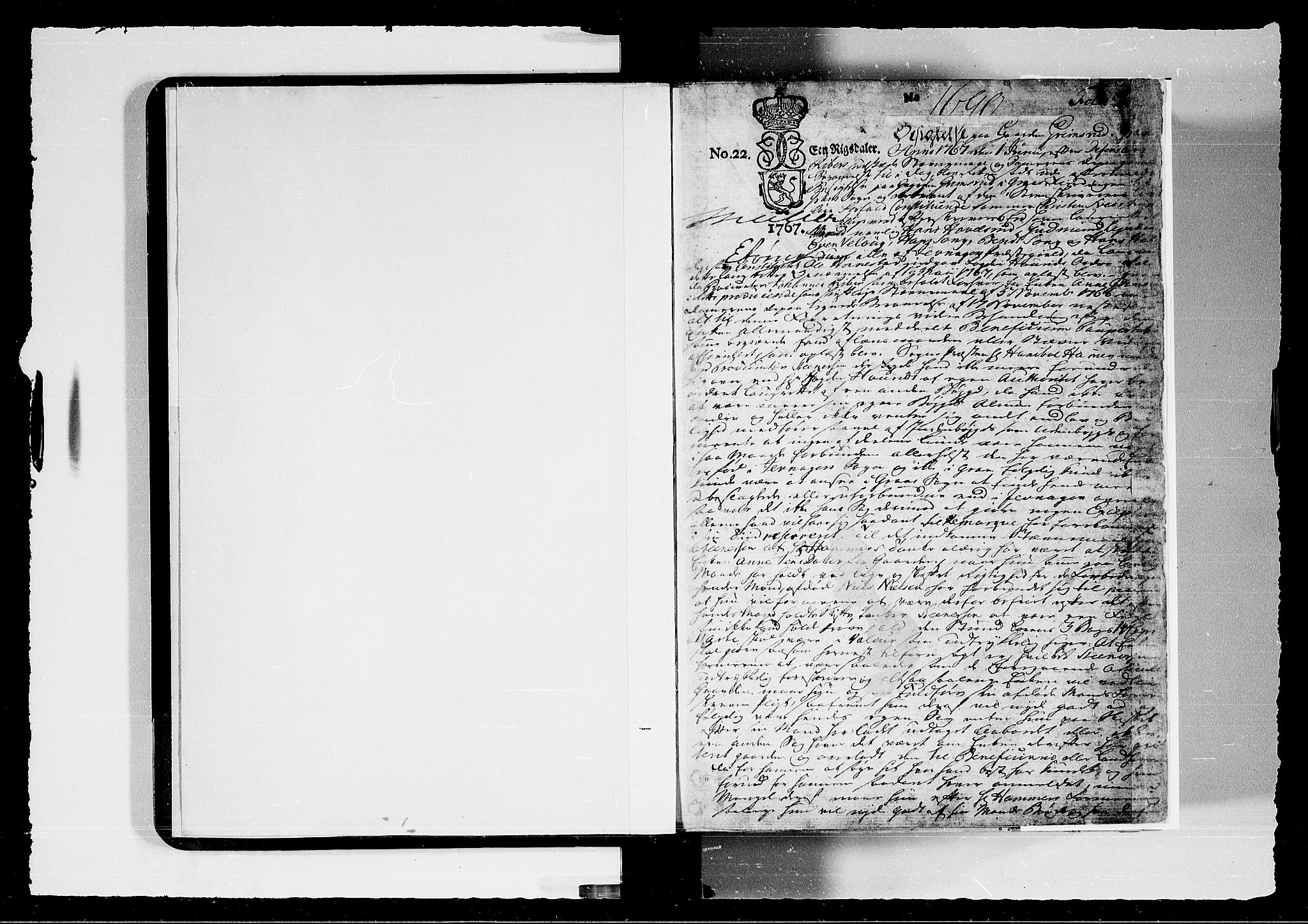 Hadeland, Land og Valdres sorenskriveri, SAH/TING-028/G/Gb/L0061: Tingbok, 1767-1768, s. 0b-1a