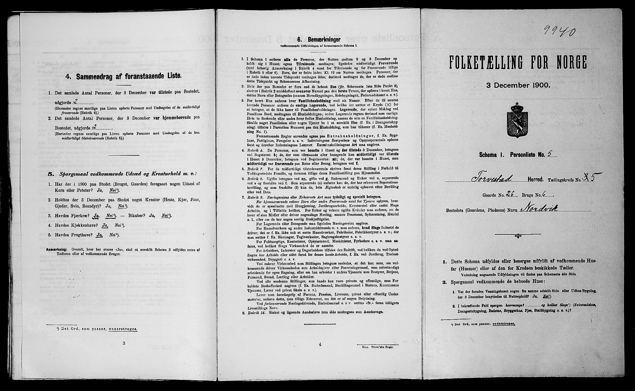 SAST, Folketelling 1900 for 1152 Torvastad herred, 1900, s. 611