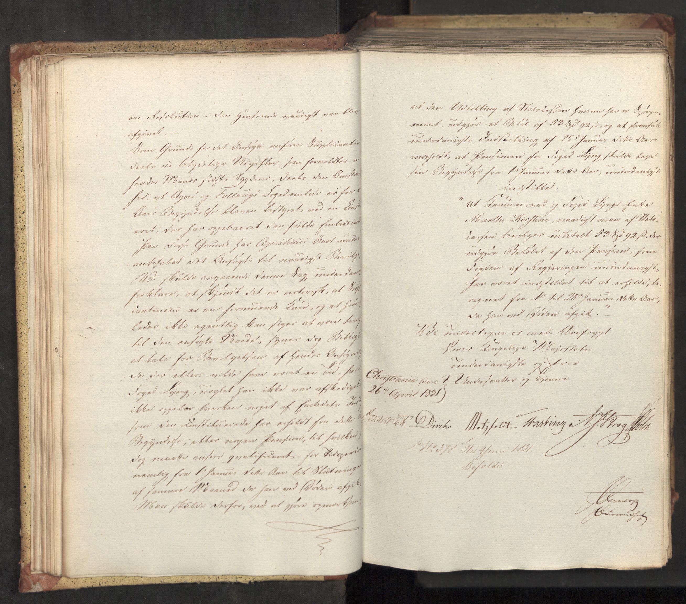 Statsrådsavdelingen i Stockholm, AV/RA-S-1003/D/Da/L0071: Regjeringsinnstillinger nr. 1222-1364, 1831, s. 37