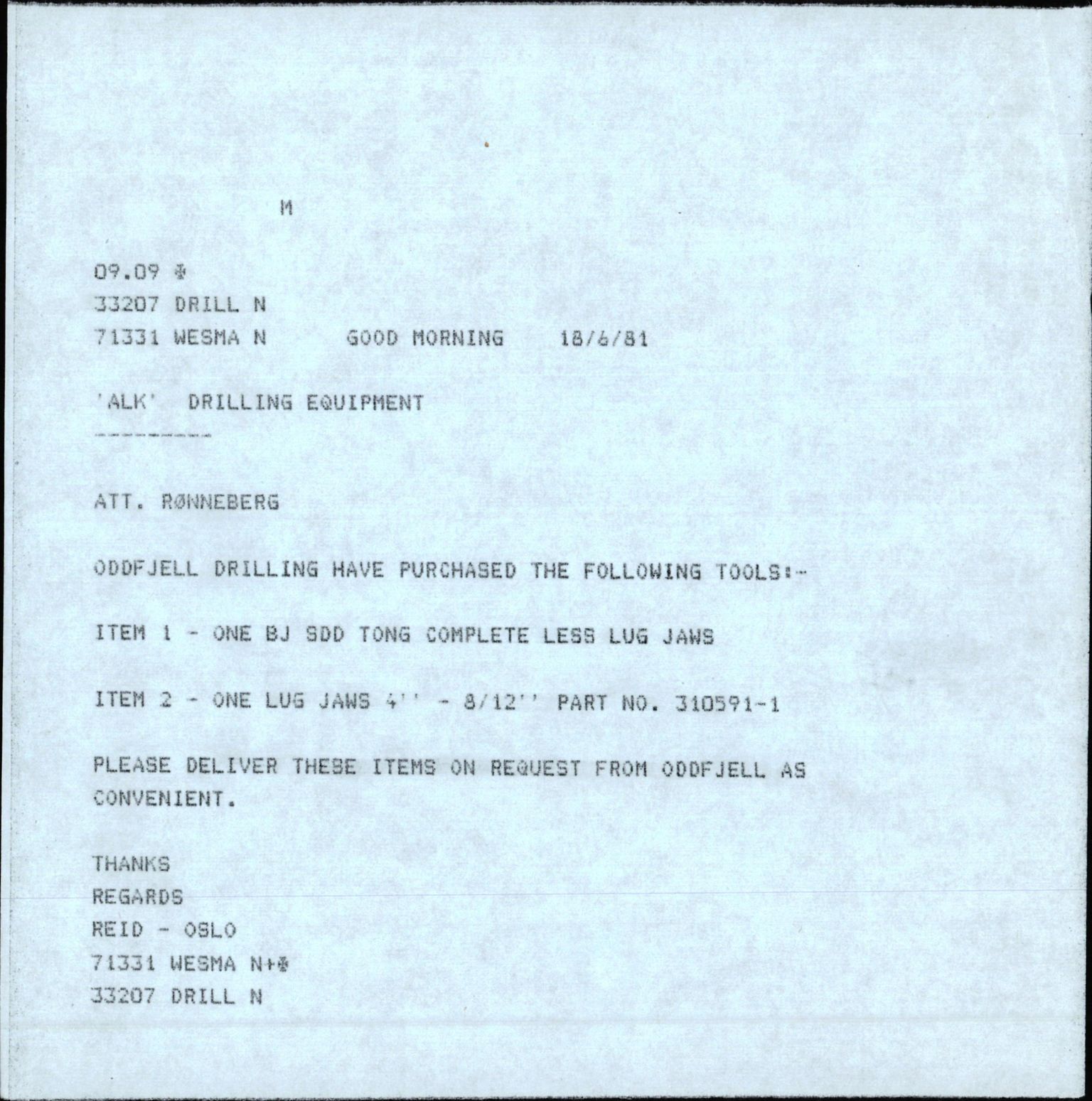 Pa 1503 - Stavanger Drilling AS, AV/SAST-A-101906/2/E/Eb/Eba/L0018: Alexander L. Kielland repair, 1976-1981