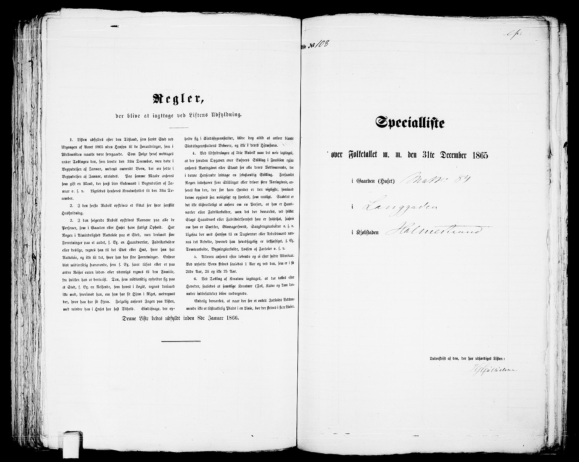 RA, Folketelling 1865 for 0702B Botne prestegjeld, Holmestrand kjøpstad, 1865, s. 223