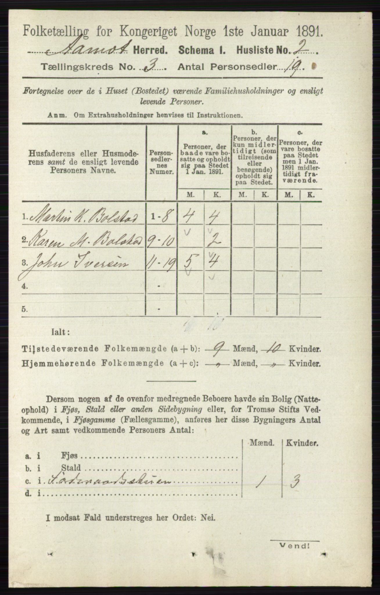 RA, Folketelling 1891 for 0429 Åmot herred, 1891, s. 1387
