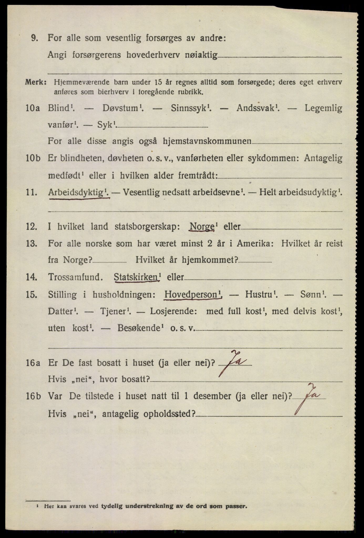 SAKO, Folketelling 1920 for 0630 Øvre Sandsvær herred, 1920, s. 1613