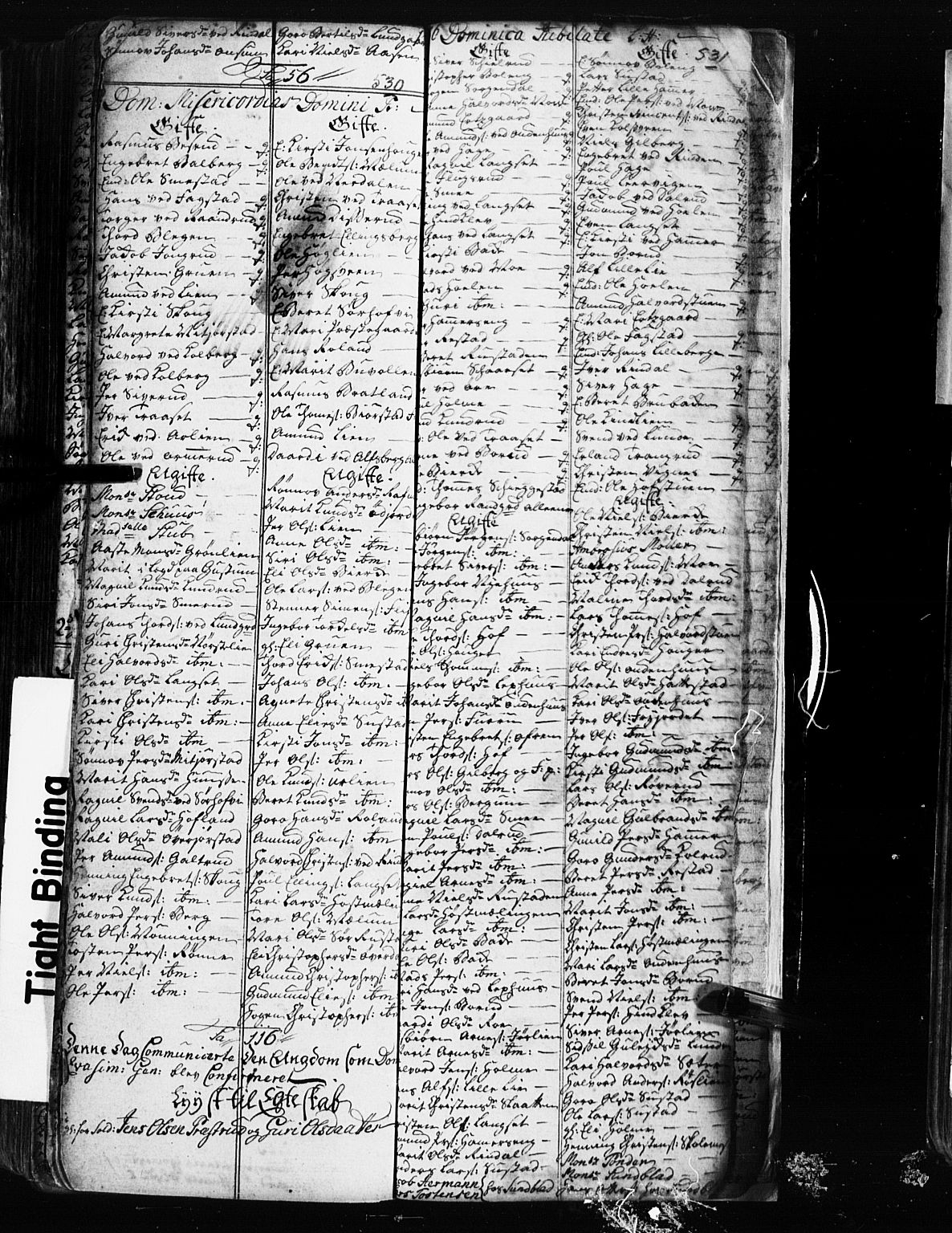 Fåberg prestekontor, AV/SAH-PREST-086/H/Ha/Hab/L0002: Klokkerbok nr. 2, 1741-1756, s. 530-531