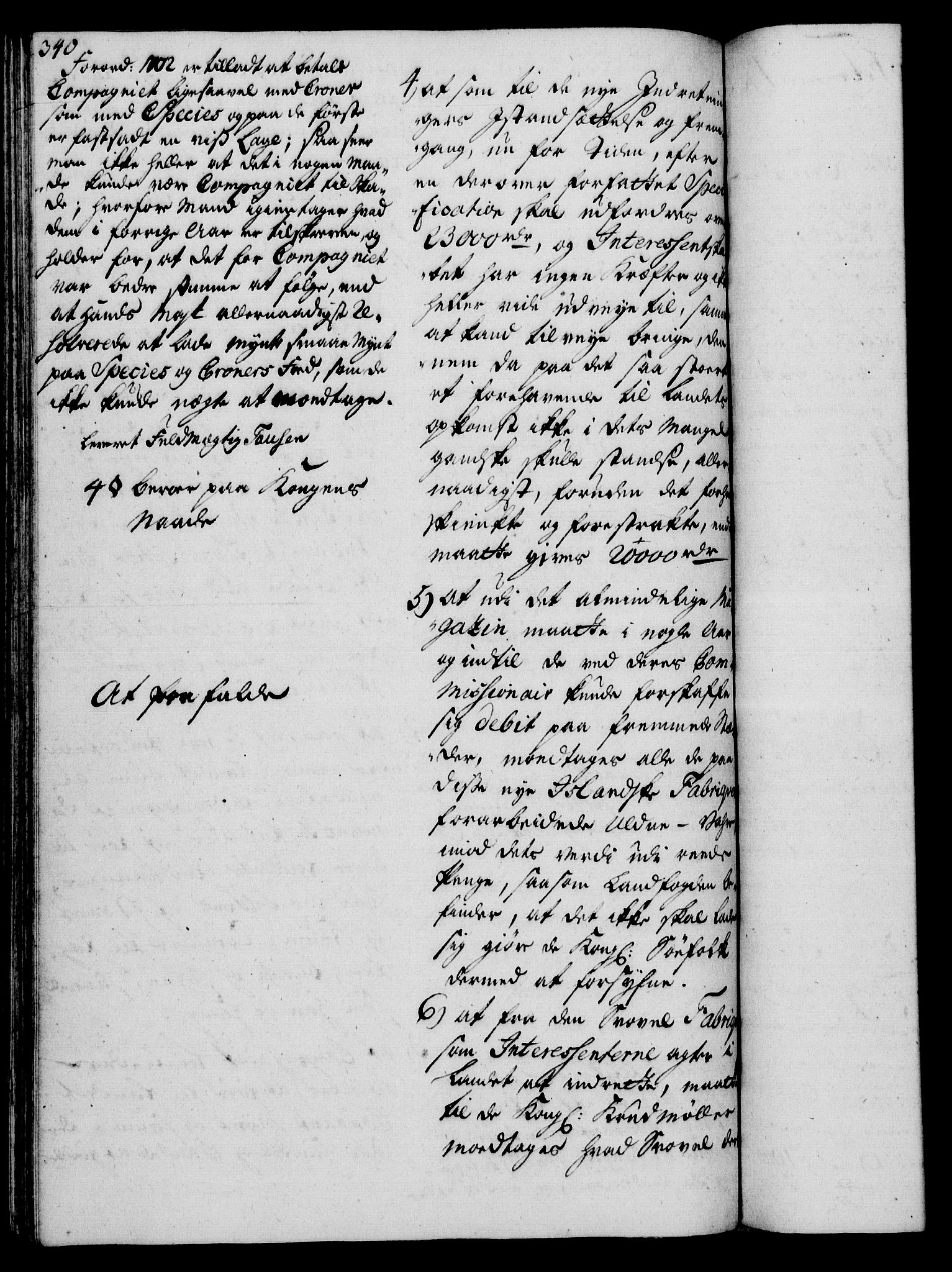 Rentekammeret, Kammerkanselliet, RA/EA-3111/G/Gh/Gha/L0031: Norsk ekstraktmemorialprotokoll (merket RK 53.76), 1751-1753, s. 340