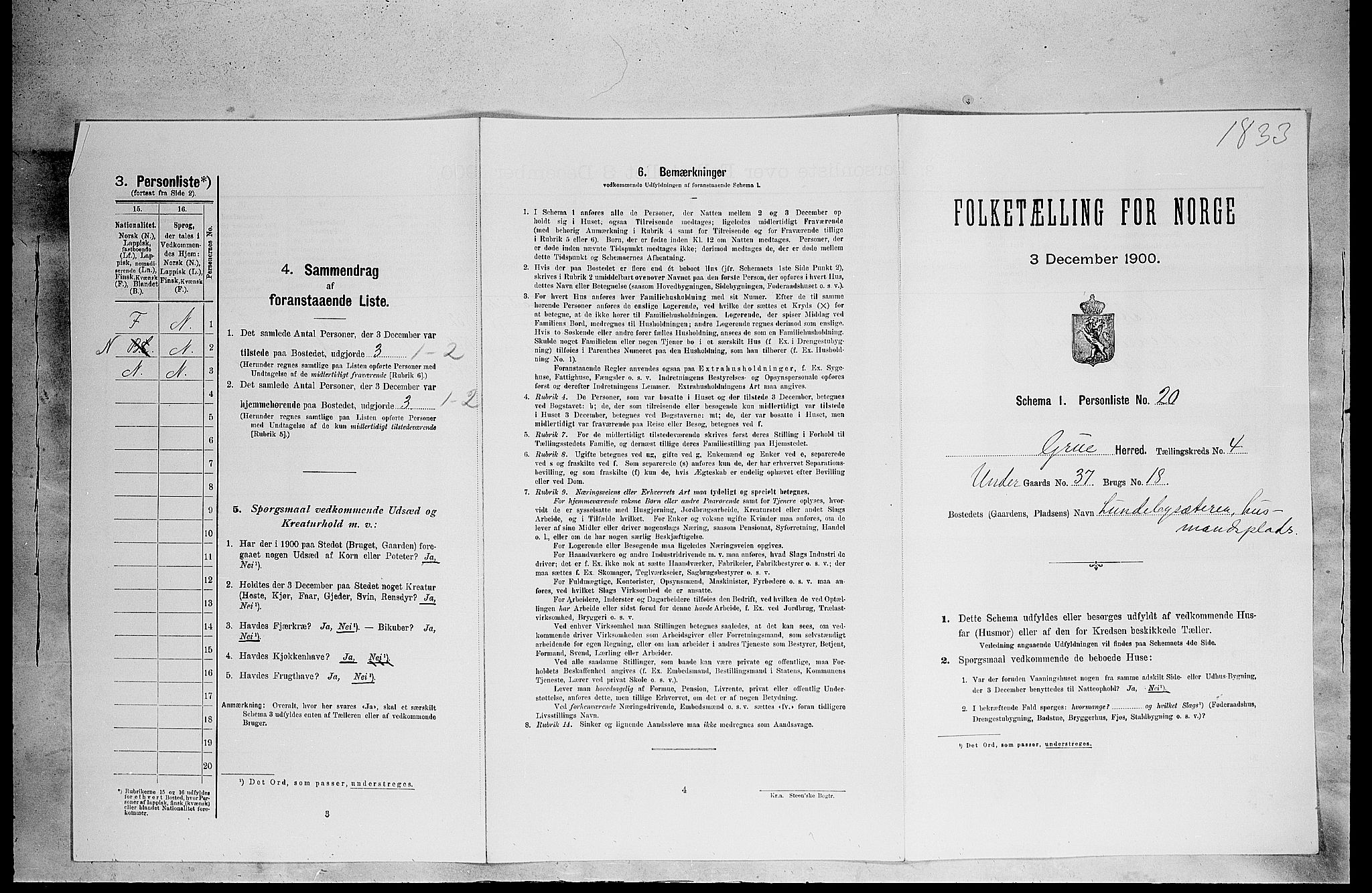 SAH, Folketelling 1900 for 0423 Grue herred, 1900, s. 790
