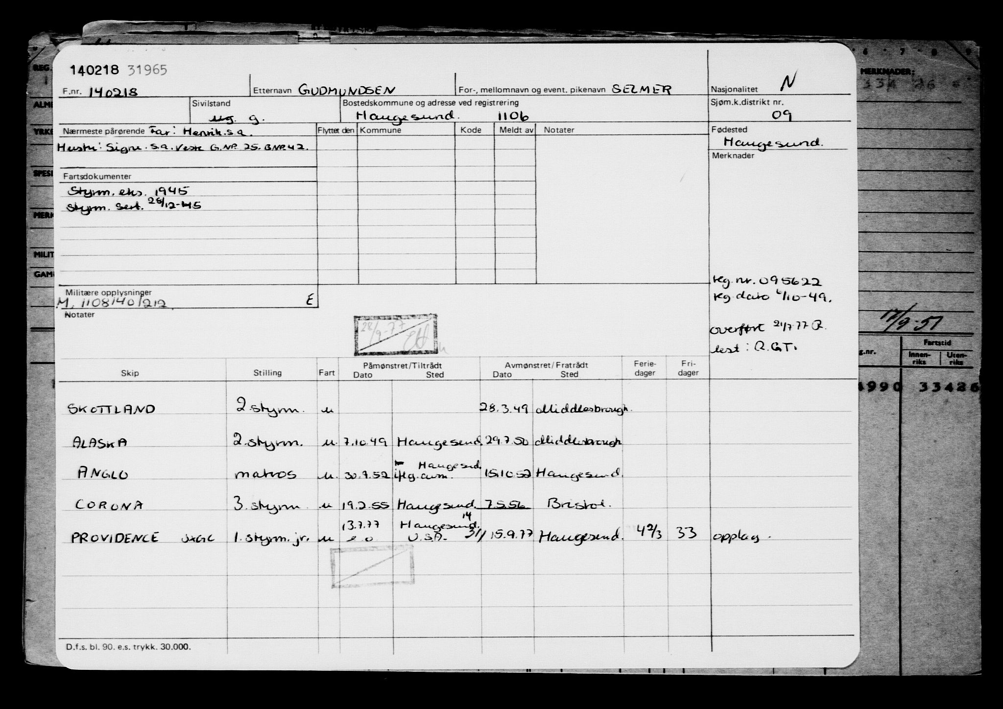 Direktoratet for sjømenn, AV/RA-S-3545/G/Gb/L0155: Hovedkort, 1918, s. 532