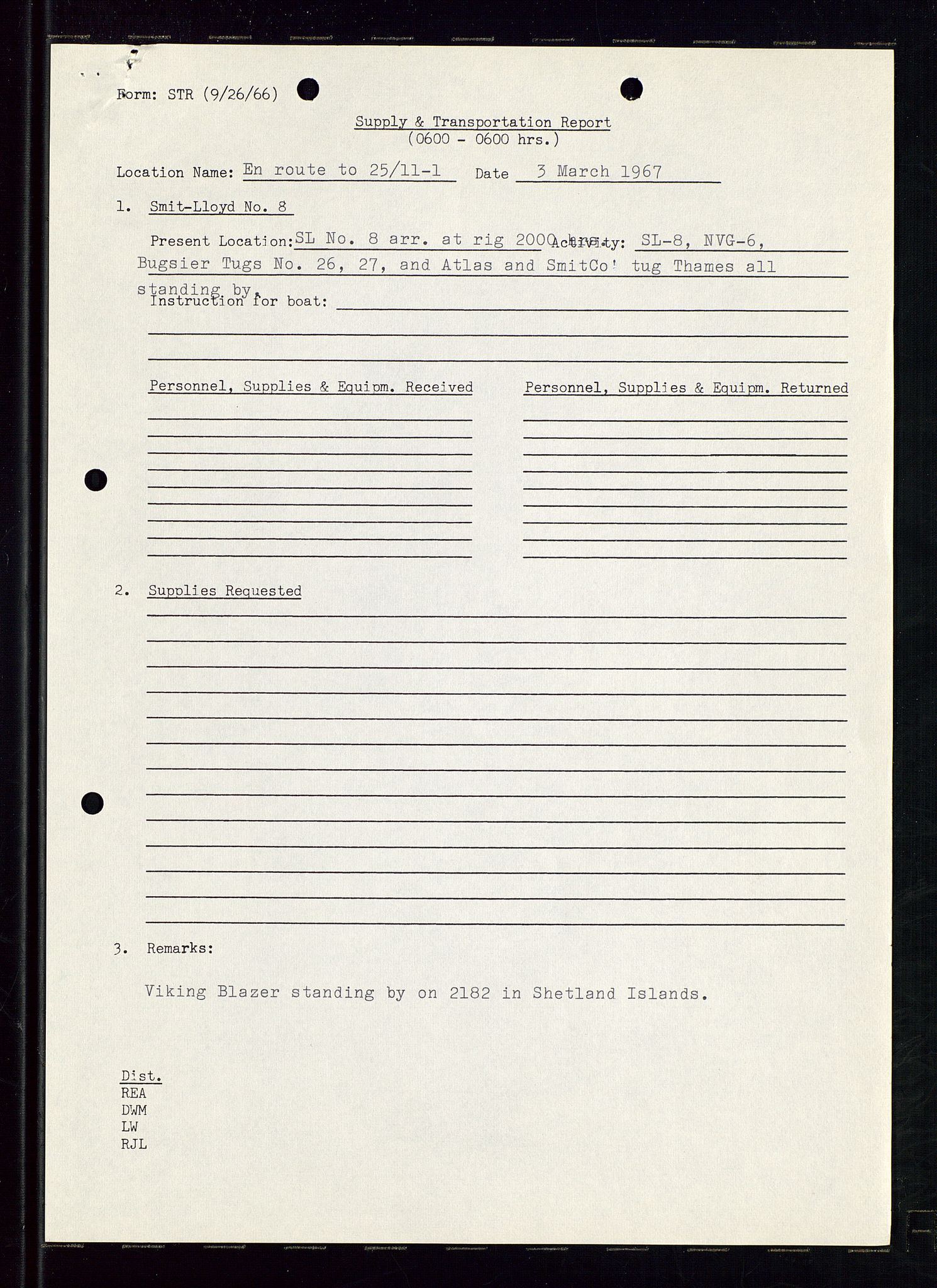 Pa 1512 - Esso Exploration and Production Norway Inc., AV/SAST-A-101917/E/Ea/L0011: Well 25/11-1, 1966-1967, s. 600