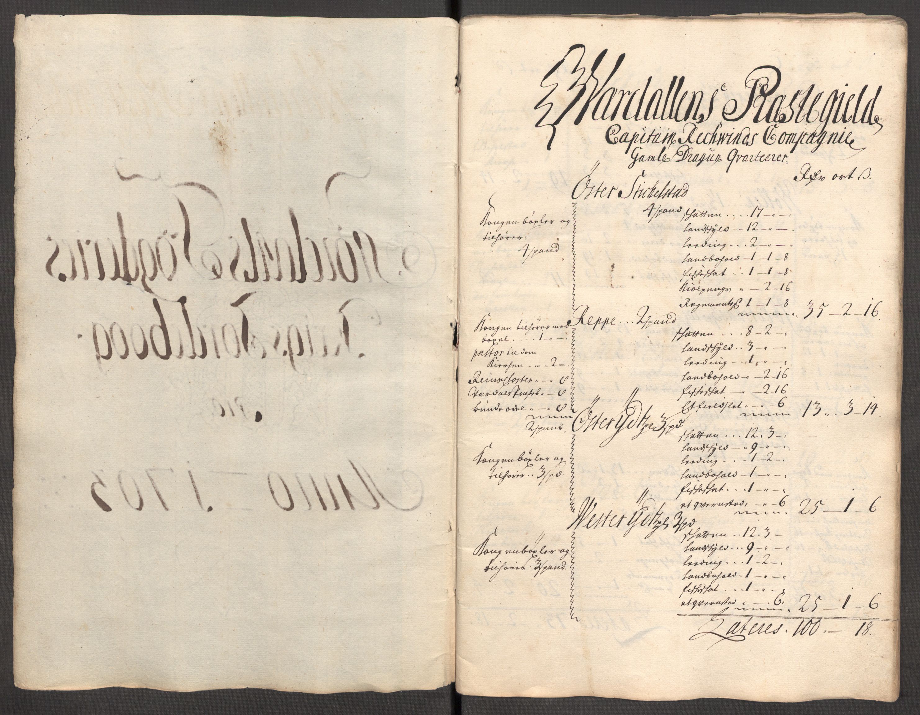 Rentekammeret inntil 1814, Reviderte regnskaper, Fogderegnskap, RA/EA-4092/R62/L4194: Fogderegnskap Stjørdal og Verdal, 1703, s. 259