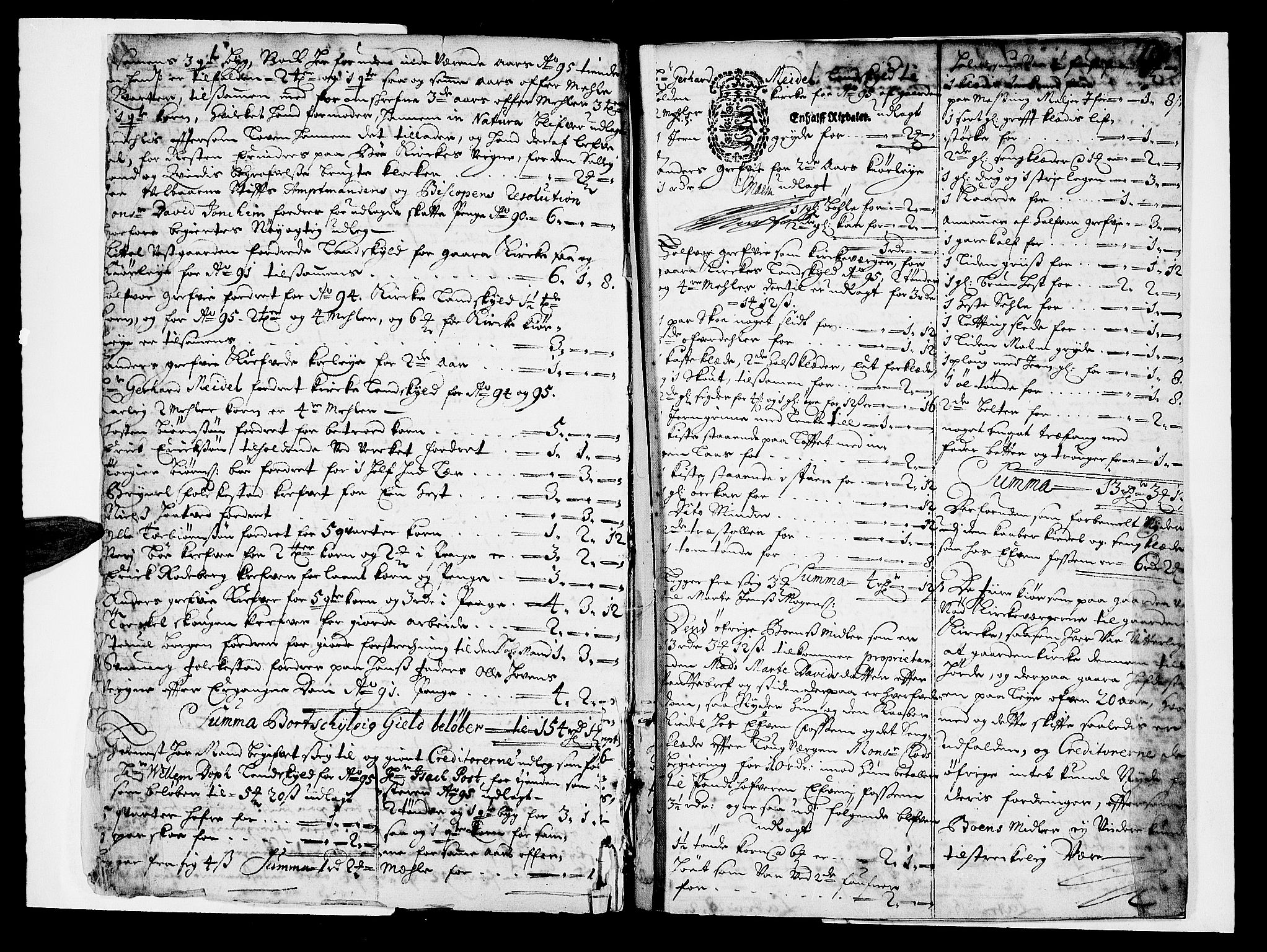 Nedre Telemark sorenskriveri, AV/SAKO-A-135/H/Hb/Hba/L0003: Skifteprotokoll
, 1690-1696, s. 194b-195a