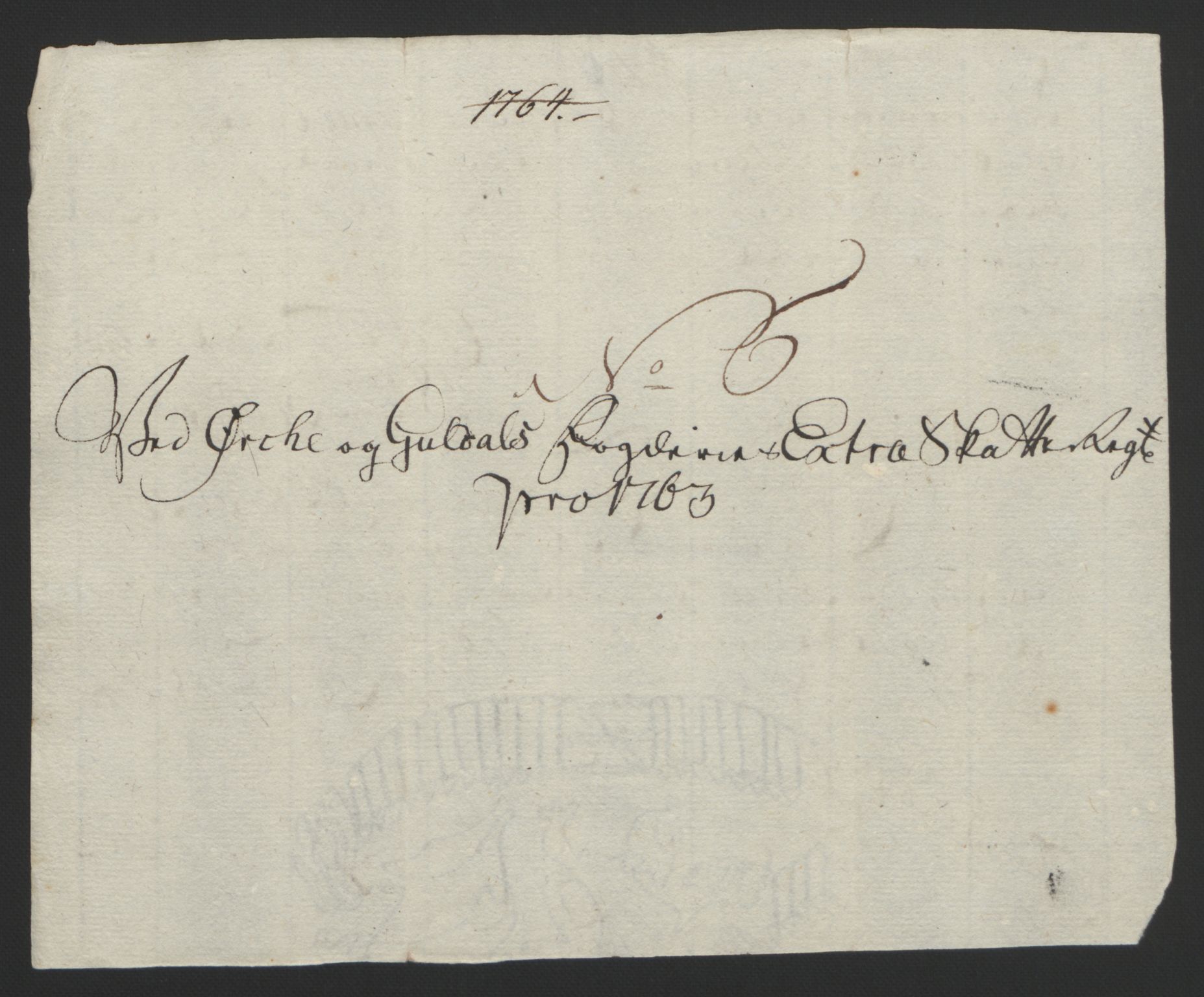 Rentekammeret inntil 1814, Reviderte regnskaper, Fogderegnskap, RA/EA-4092/R60/L4094: Ekstraskatten Orkdal og Gauldal, 1762-1765, s. 109