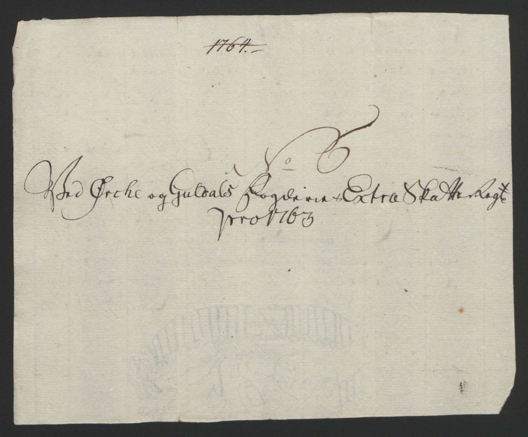 Rentekammeret inntil 1814, Reviderte regnskaper, Fogderegnskap, AV/RA-EA-4092/R60/L4094: Ekstraskatten Orkdal og Gauldal, 1762-1765, s. 109