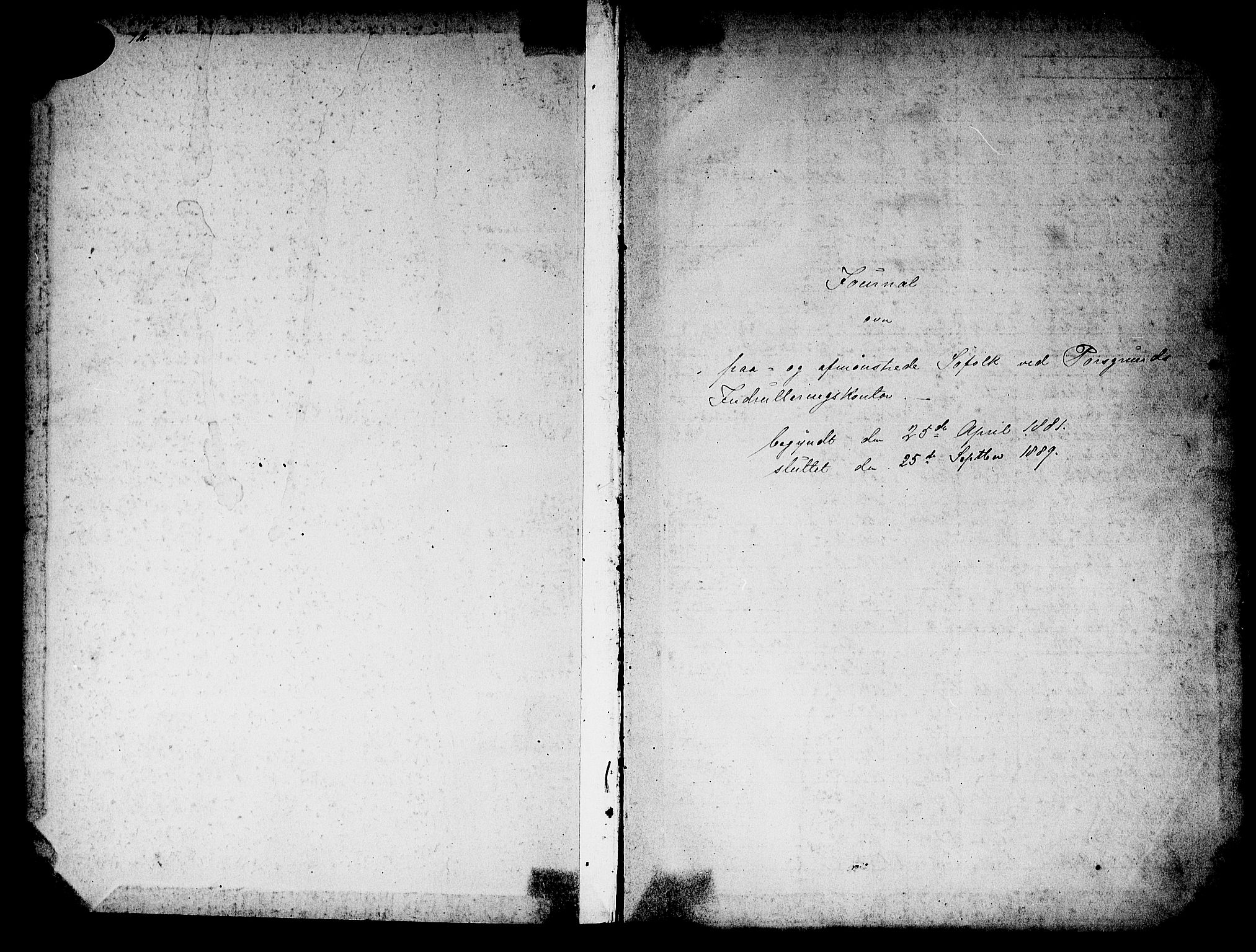 Porsgrunn innrulleringskontor, AV/SAKO-A-829/H/Ha/L0003: Mønstringsjournal, 1881-1889, s. 2