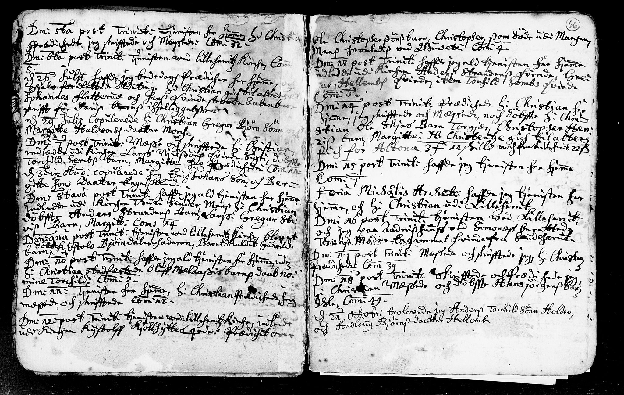 Heddal kirkebøker, SAKO/A-268/F/Fa/L0002: Ministerialbok nr. I 2, 1699-1722, s. 66