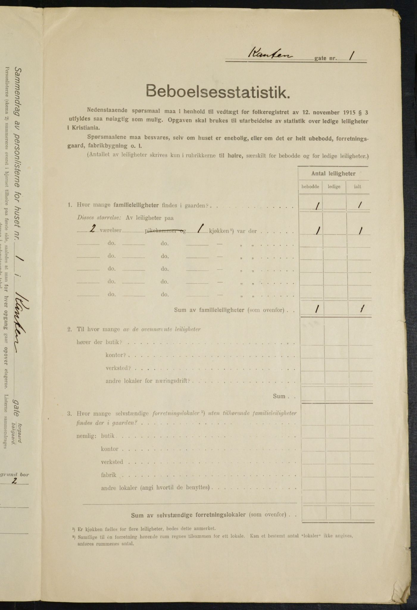 OBA, Kommunal folketelling 1.2.1916 for Kristiania, 1916, s. 49187