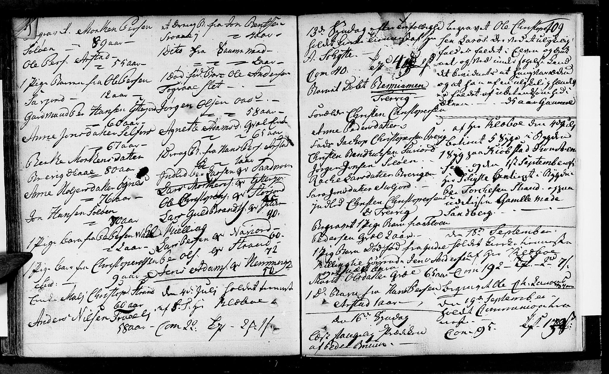 Ministerialprotokoller, klokkerbøker og fødselsregistre - Nordland, AV/SAT-A-1459/846/L0643: Ministerialbok nr. 846A01, 1748-1804, s. 109