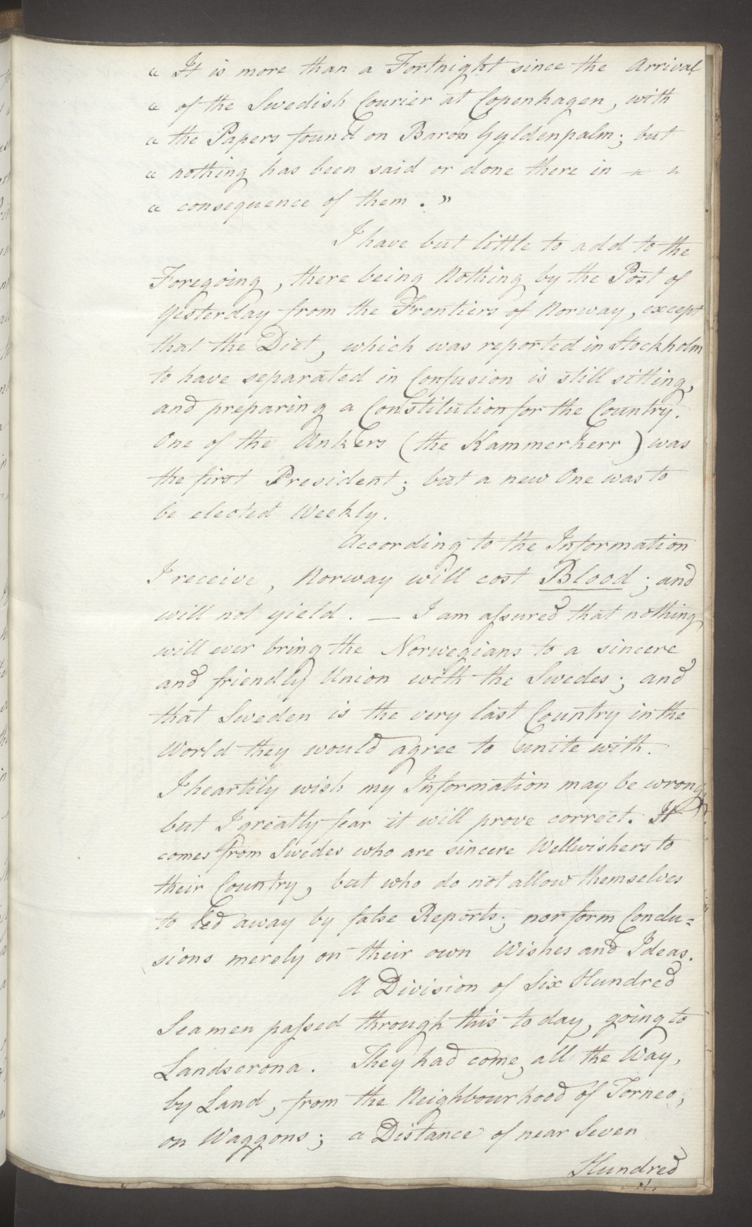 Foreign Office*, UKA/-/FO 38/16: Sir C. Gordon. Reports from Malmö, Jonkoping, and Helsingborg, 1814, s. 55