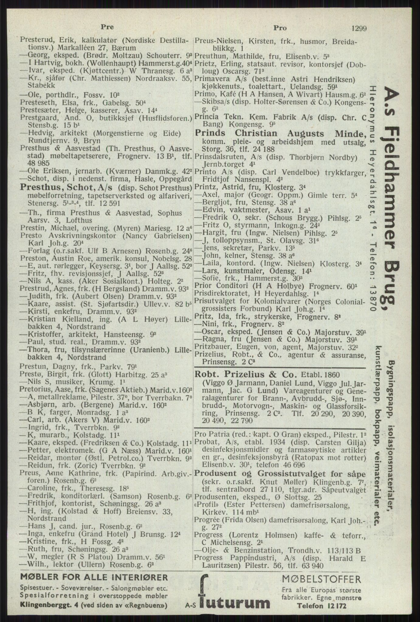 Kristiania/Oslo adressebok, PUBL/-, 1941, s. 1299