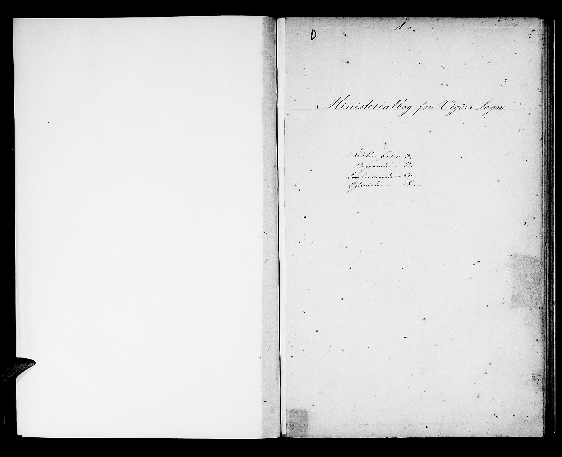 Kvam sokneprestembete, SAB/A-76201/H/Hab: Klokkerbok nr. B 2, 1870-1883, s. 1