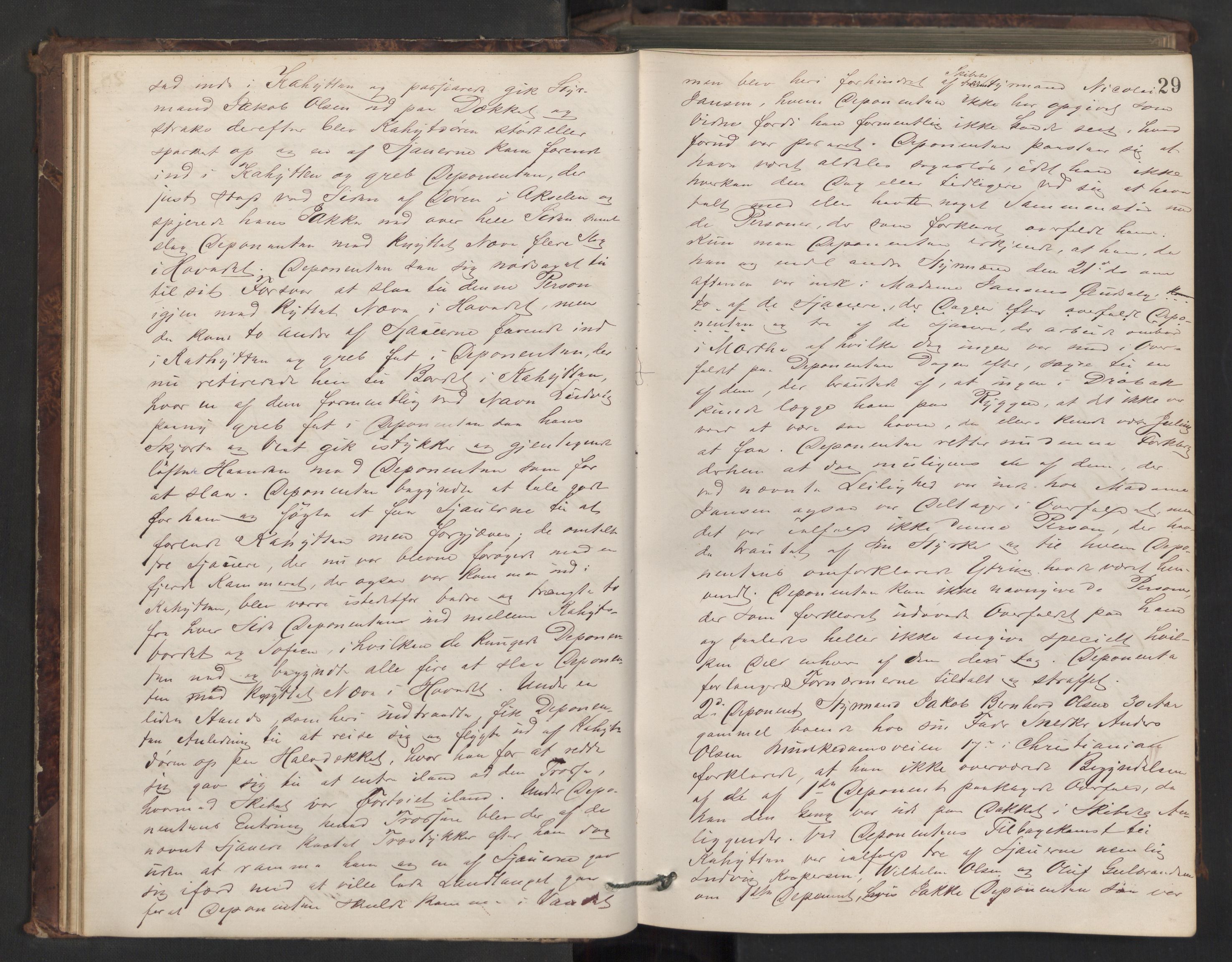 Drøbak byfogd, AV/SAO-A-10144/F/Fb/L0004: Ekstrarettsprotokoll, 1874-1889, s. 28b-29a