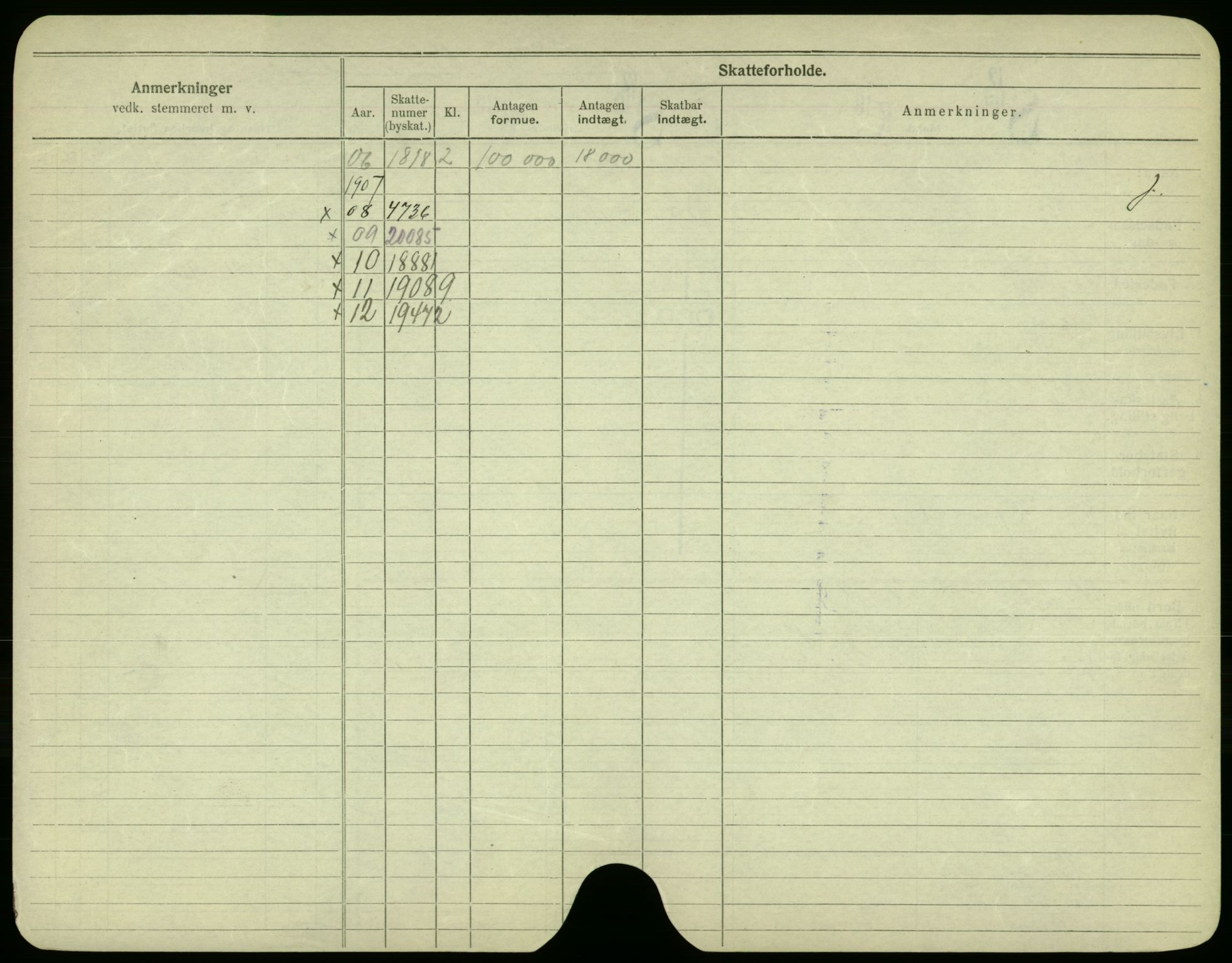 Oslo folkeregister, Registerkort, AV/SAO-A-11715/F/Fa/Fac/L0002: Menn, 1906-1914, s. 997b