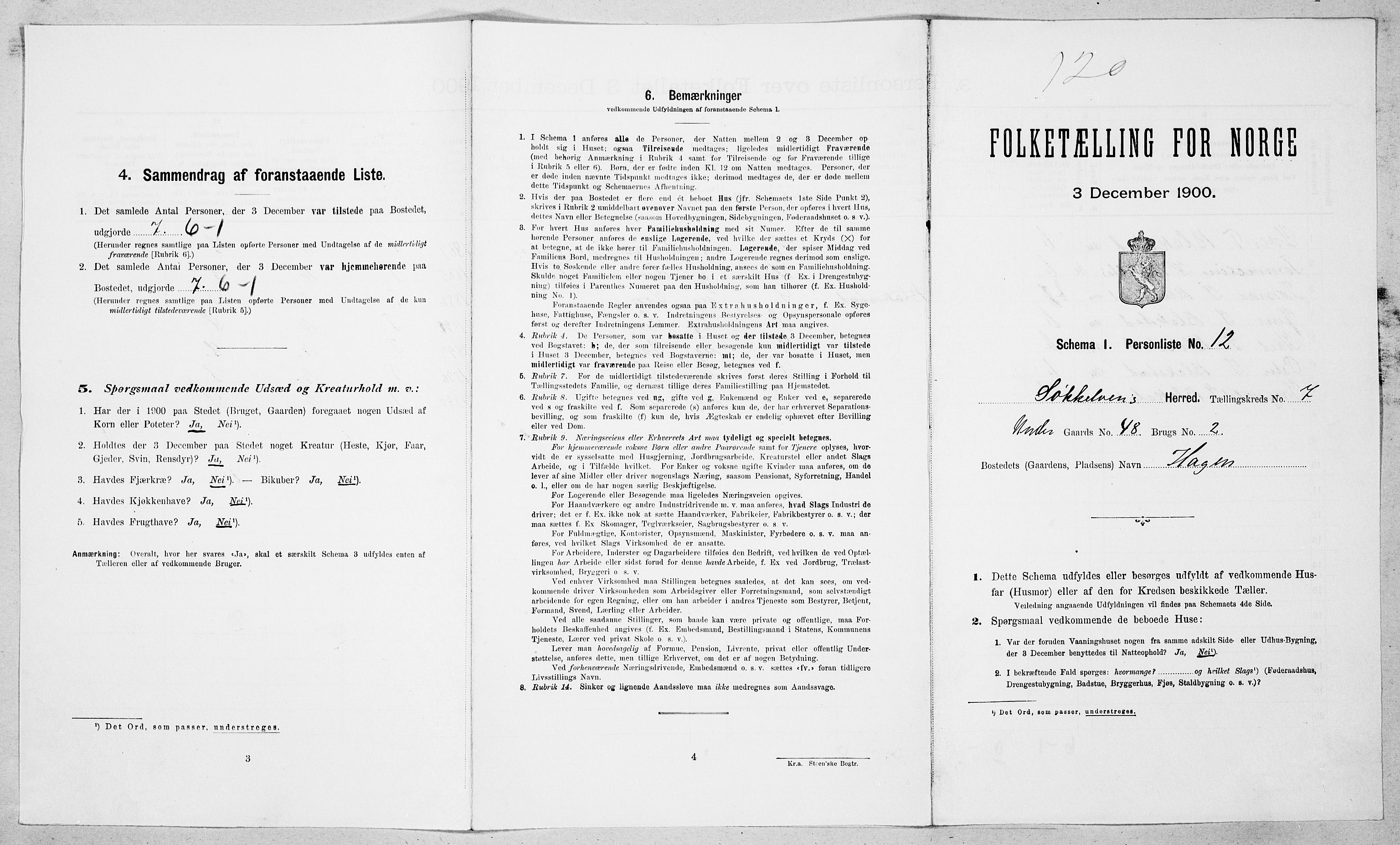 SAT, Folketelling 1900 for 1528 Sykkylven herred, 1900, s. 715