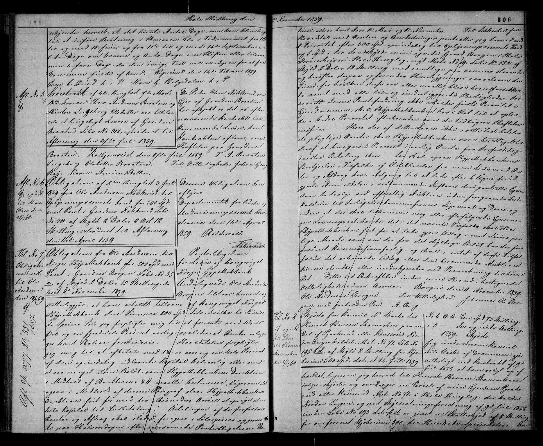 Ringerike sorenskriveri, SAKO/A-105/G/Ga/Gaa/L0028: Pantebok nr. 28, 1856-1861, s. 396