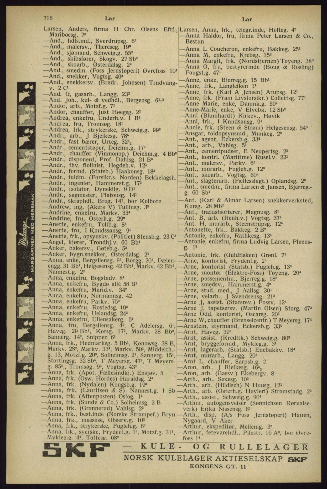 Kristiania/Oslo adressebok, PUBL/-, 1929, s. 716