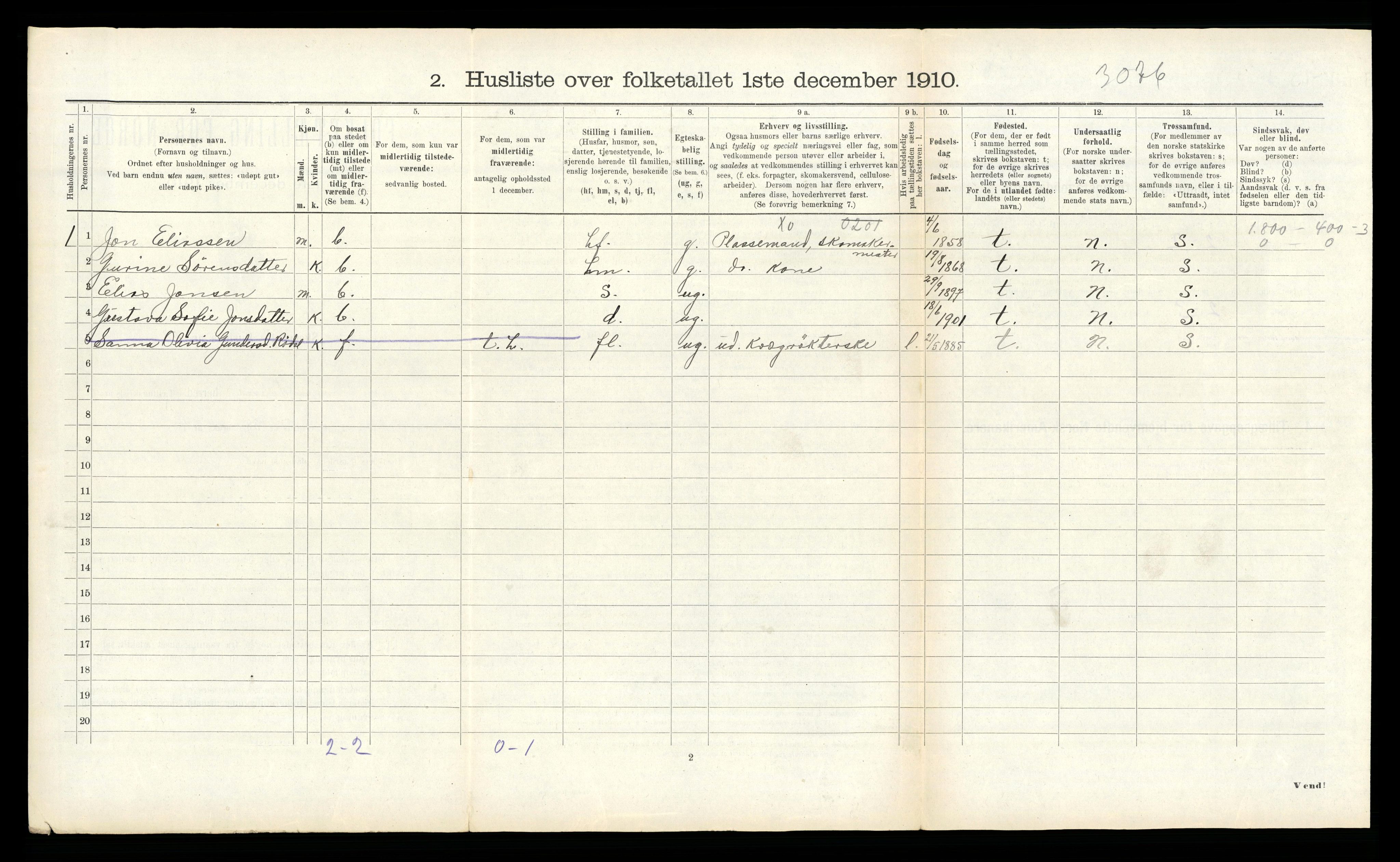 RA, Folketelling 1910 for 1524 Norddal herred, 1910, s. 554