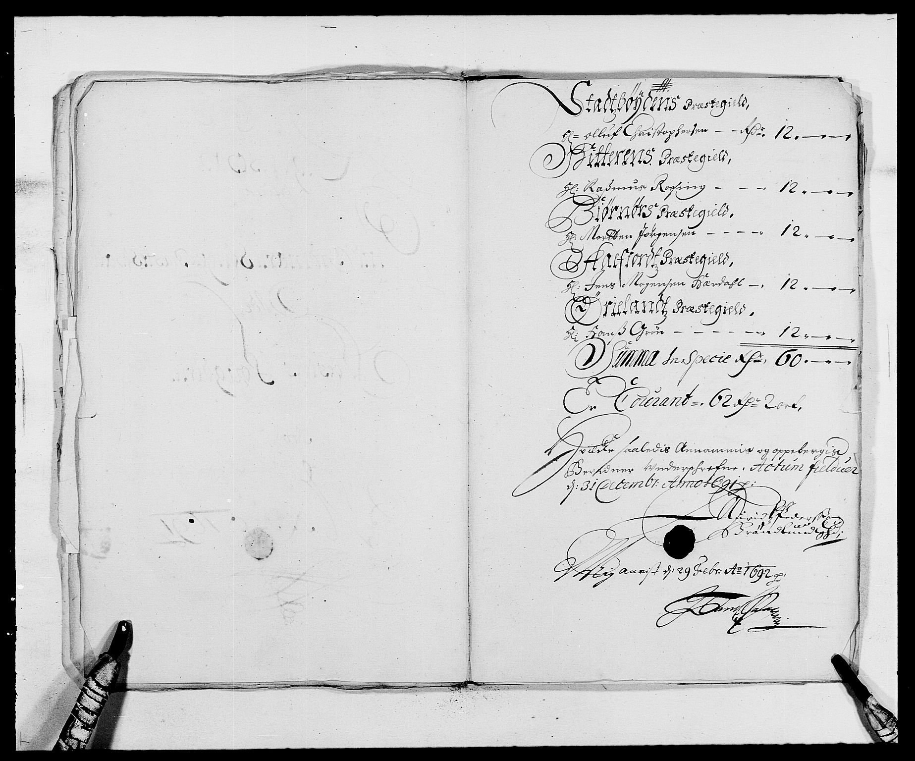 Rentekammeret inntil 1814, Reviderte regnskaper, Fogderegnskap, AV/RA-EA-4092/R57/L3848: Fogderegnskap Fosen, 1690-1691, s. 343