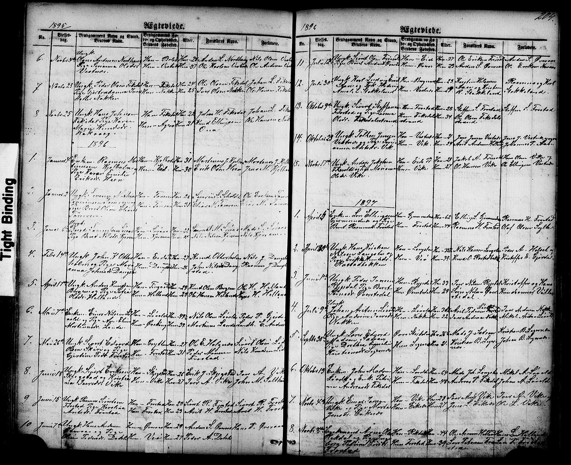 Ministerialprotokoller, klokkerbøker og fødselsregistre - Møre og Romsdal, AV/SAT-A-1454/539/L0536: Klokkerbok nr. 539C02, 1867-1913, s. 204