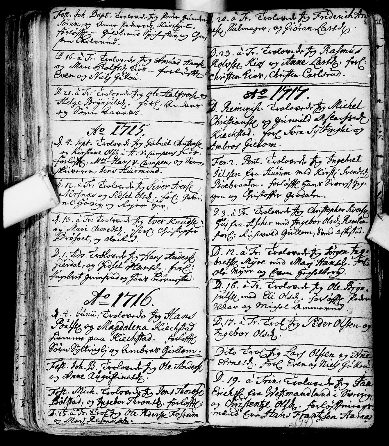 Røyken kirkebøker, AV/SAKO-A-241/F/Fa/L0001: Ministerialbok nr. 1, 1701-1730, s. 94