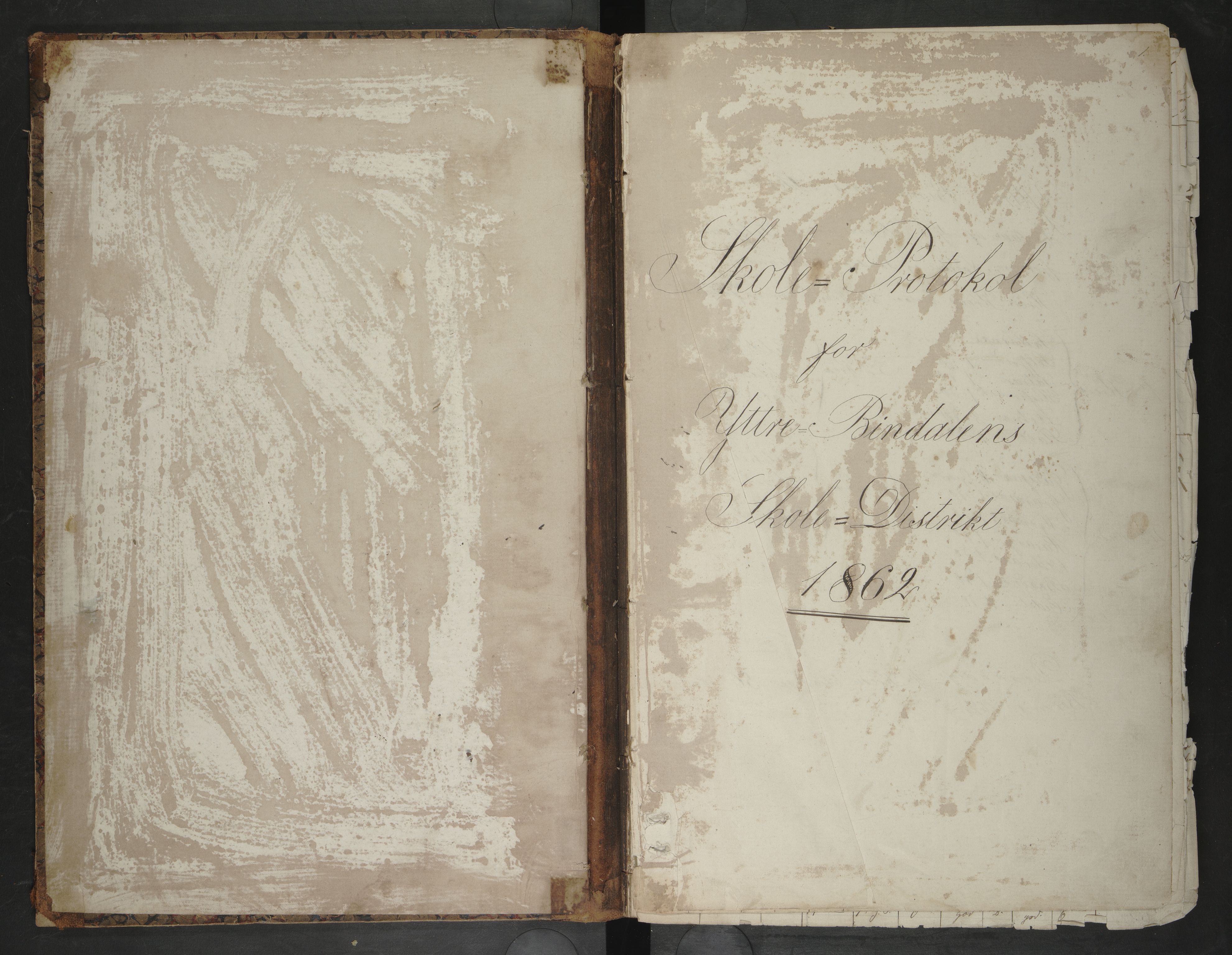 Bindal kommune. Ymse skolekretser, AIN/K-18110.510.09/F/Fa/L0035: Ytre Bindal=Harangsfjord, Selfjord, nordre og Søndre Vedstrand, 1862