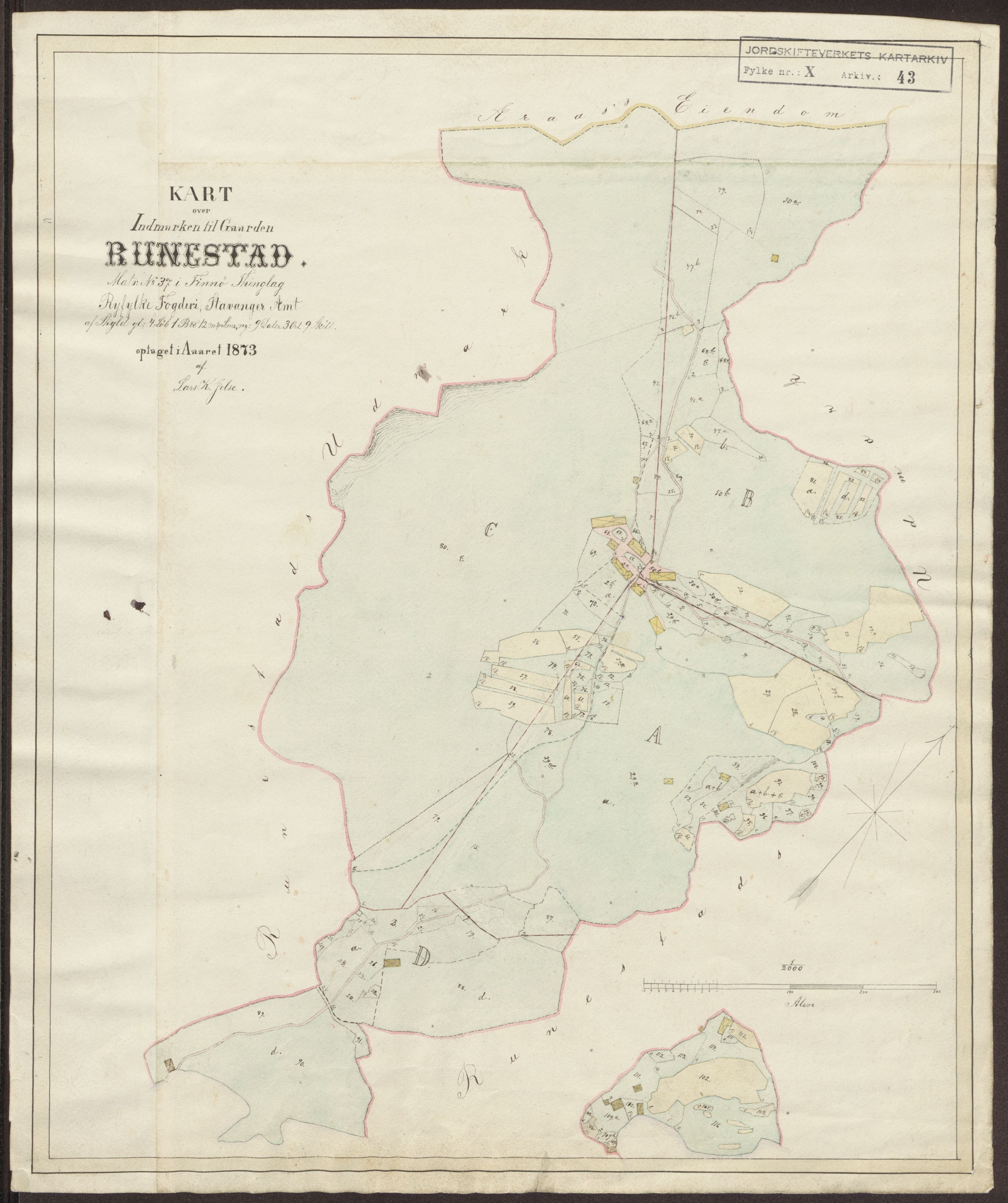 Jordskifteverkets kartarkiv, RA/S-3929/T, 1859-1988, s. 95