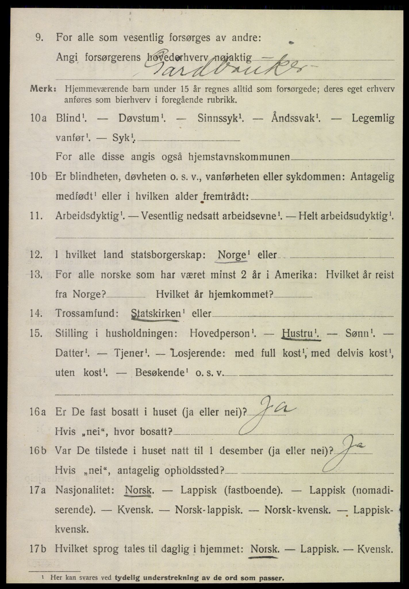 SAT, Folketelling 1920 for 1841 Fauske herred, 1920, s. 11951