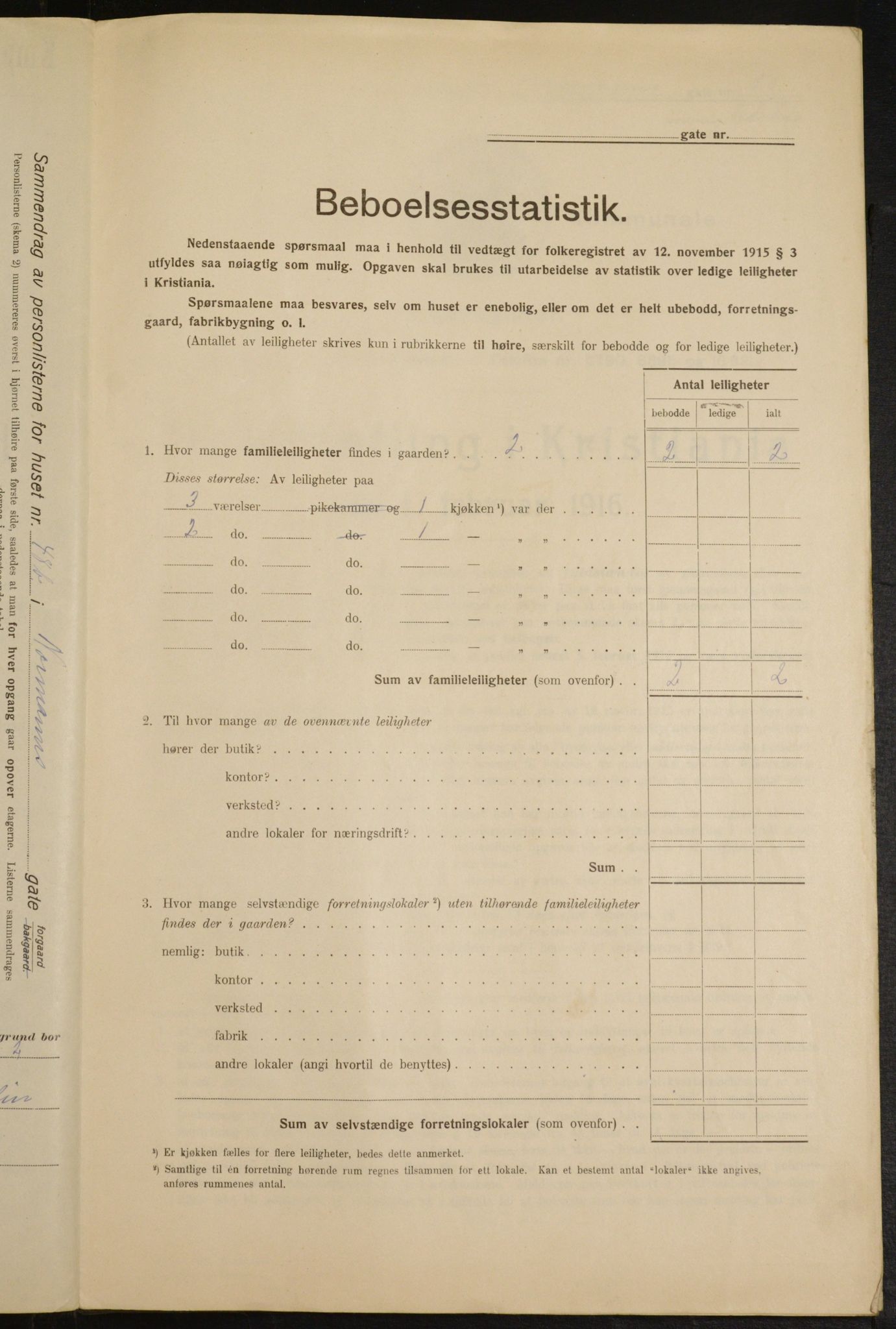 OBA, Kommunal folketelling 1.2.1916 for Kristiania, 1916, s. 75673