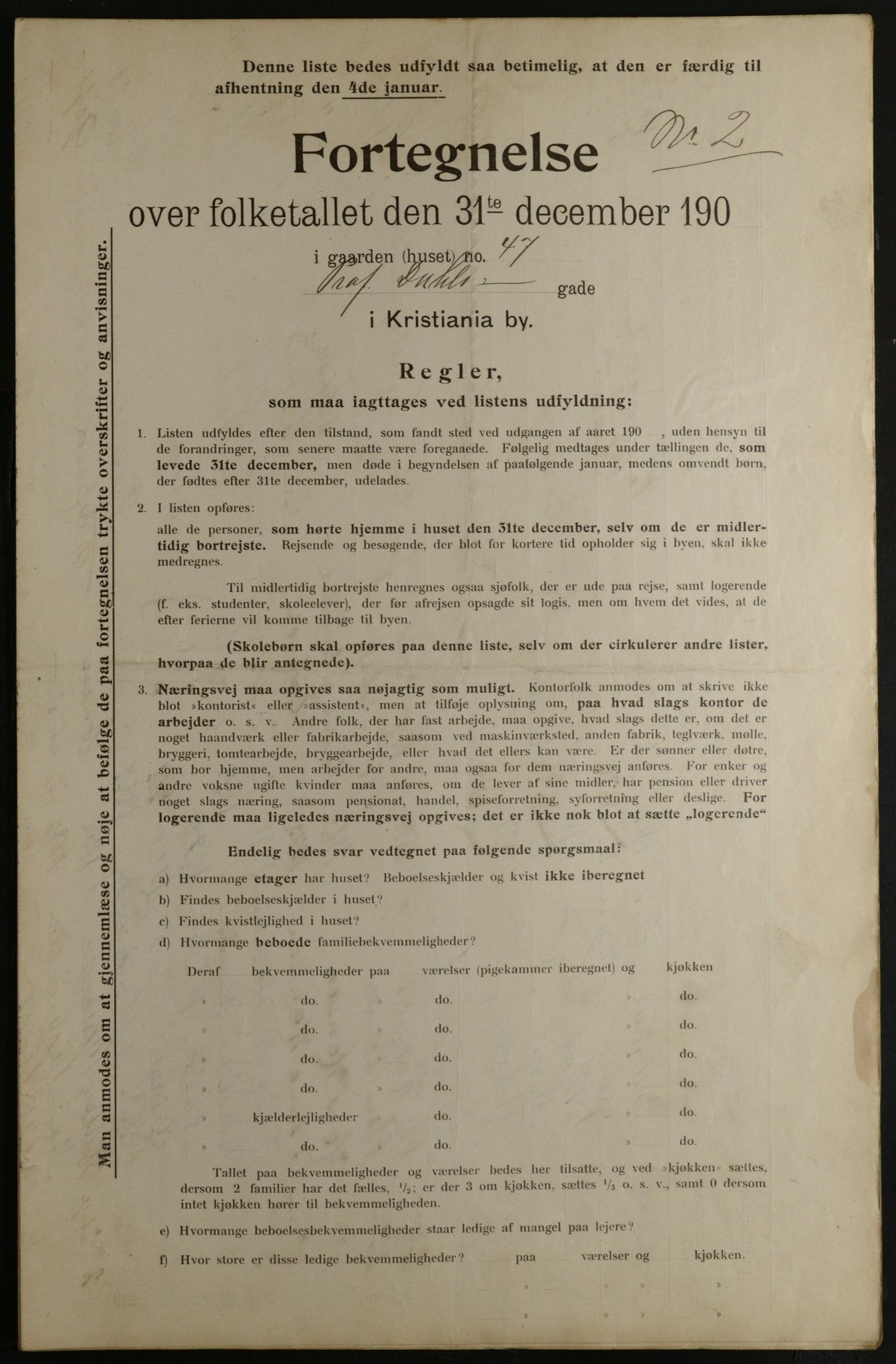 OBA, Kommunal folketelling 31.12.1901 for Kristiania kjøpstad, 1901, s. 12565