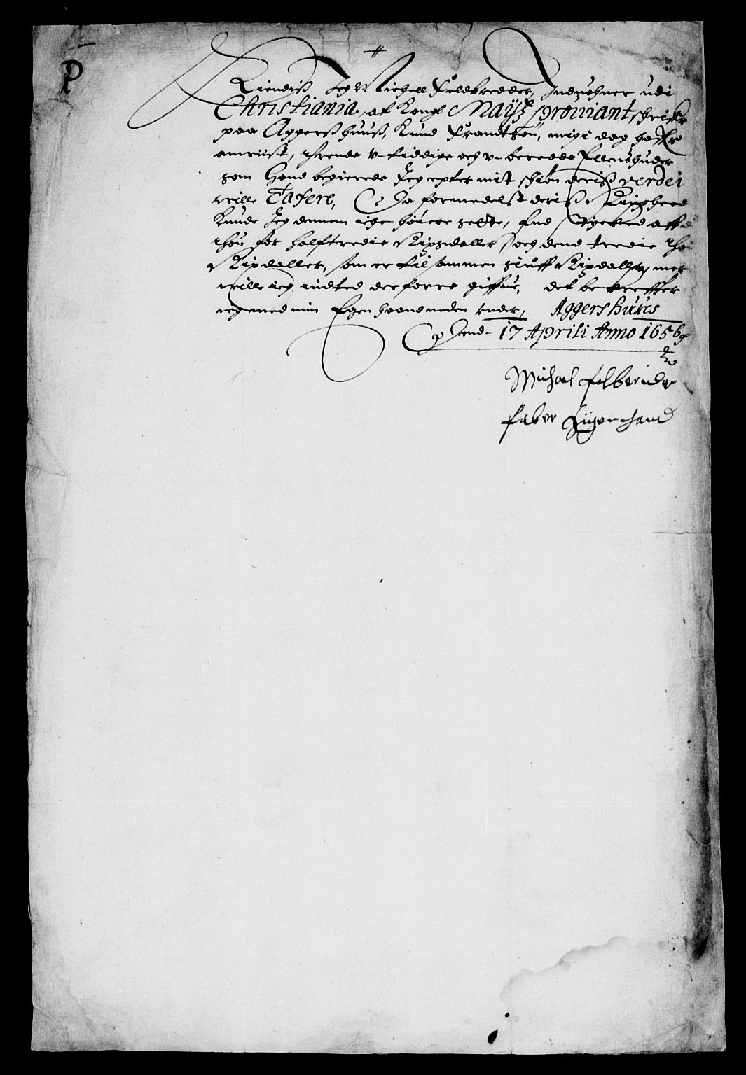 Rentekammeret inntil 1814, Reviderte regnskaper, Lensregnskaper, RA/EA-5023/R/Rb/Rba/L0227: Akershus len, 1655-1656