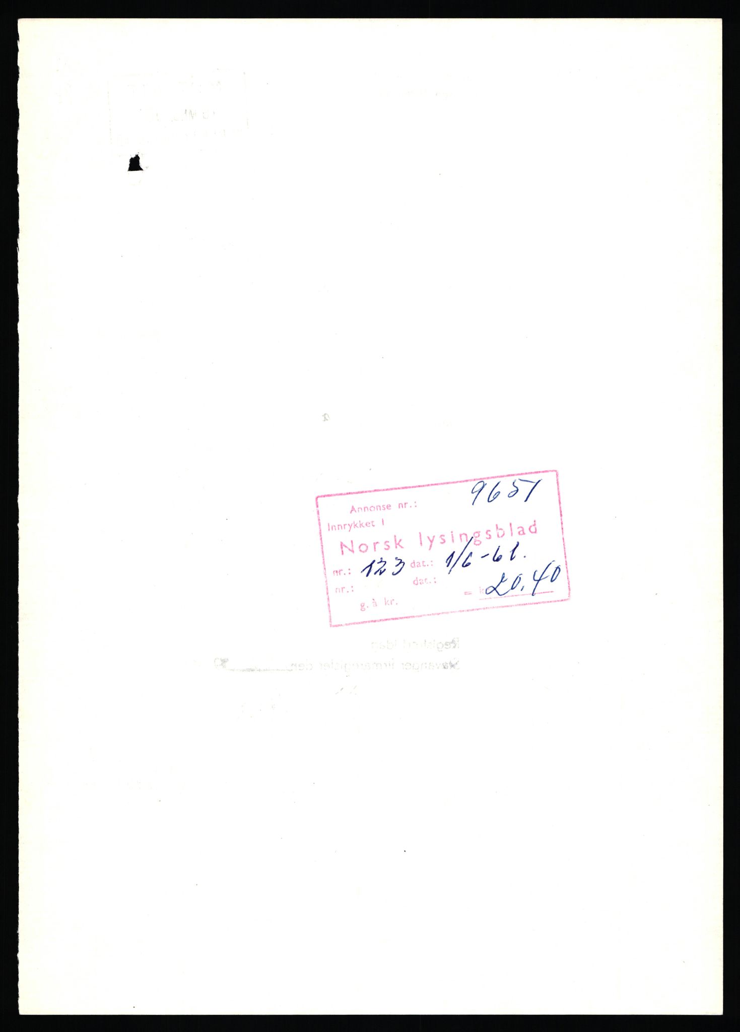 Stavanger byfogd, SAST/A-101408/002/J/Jd/Jde/L0001: Registreringsmeldinger og bilag. Enkeltmannsforetak, 1-350, 1891-1967, s. 136
